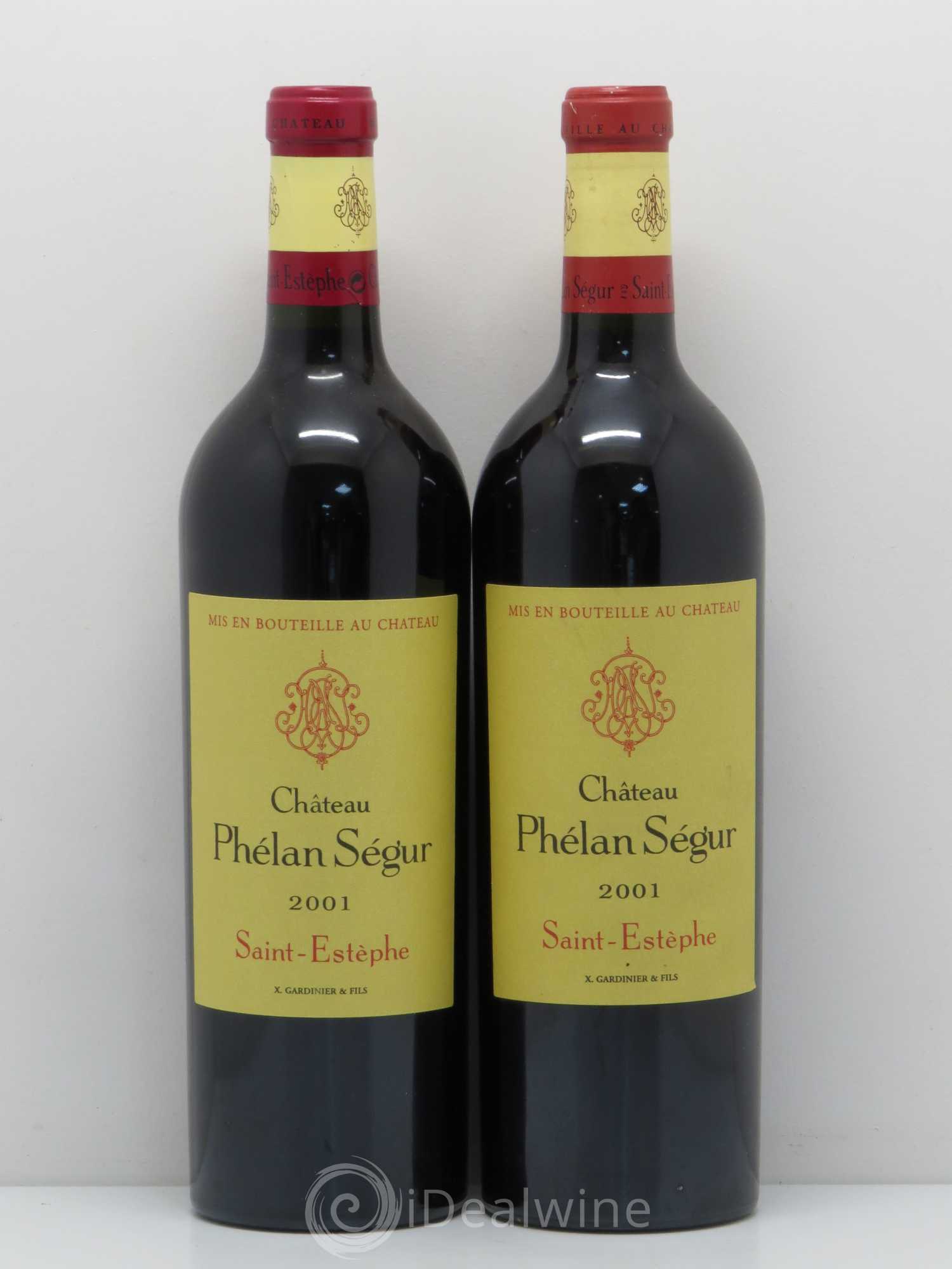 Château Phélan Ségur 2001 - Lot de 2 bouteilles - 0