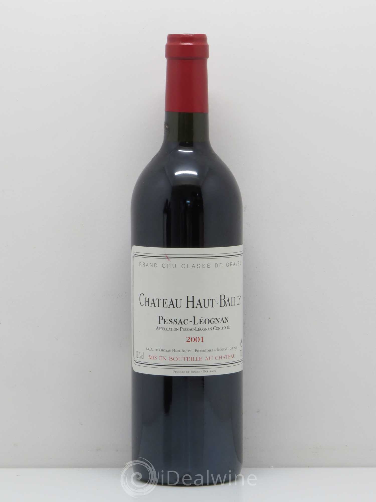 Château Haut-Bailly Cru Classé de Graves 2001 - Lot de 1 bouteille - 0