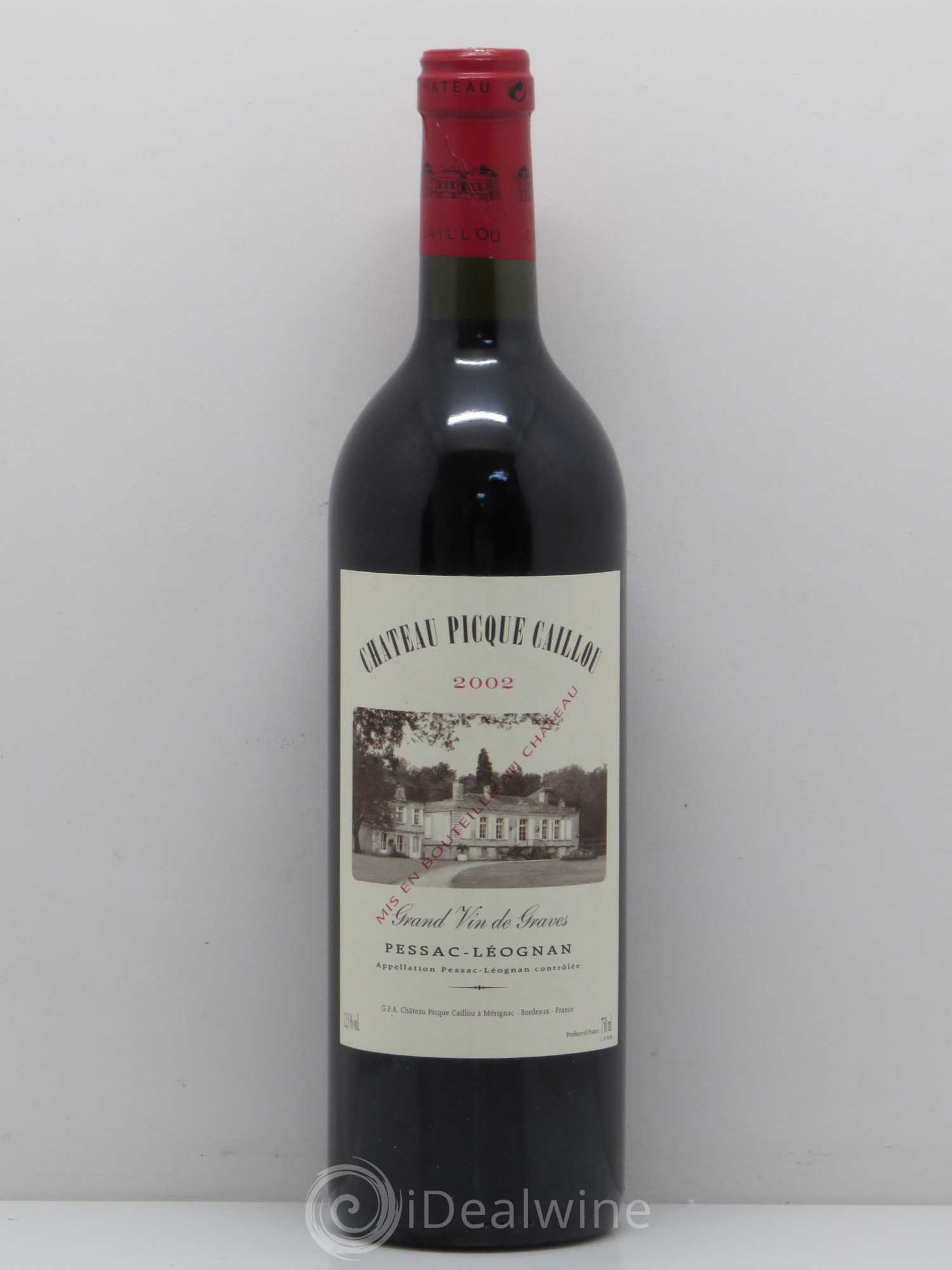 Château Picque Caillou 2002 - Lot de 1 bouteille - 0