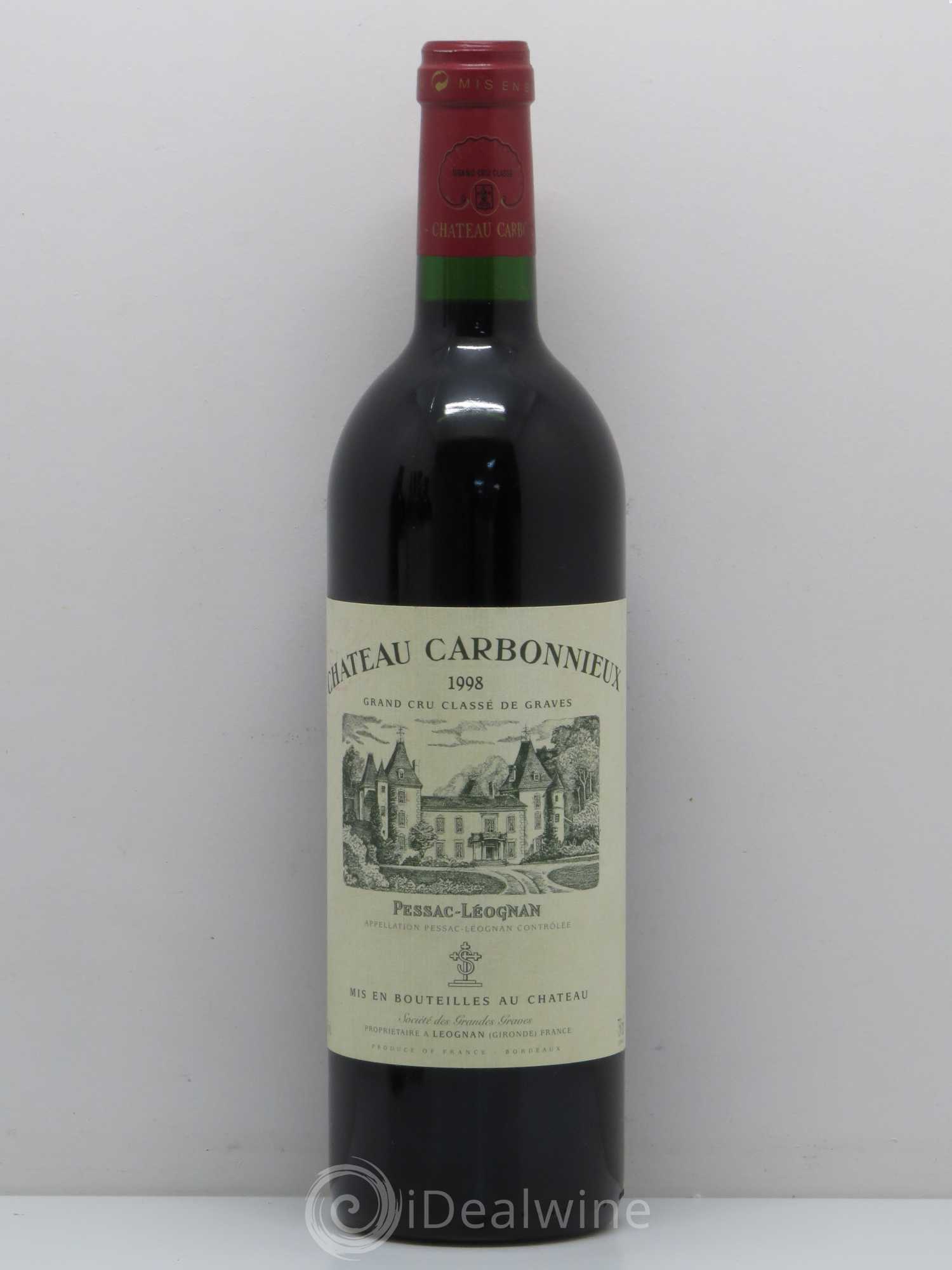 Château Carbonnieux Cru Classé de Graves 1998 - Lot de 1 bouteille - 0
