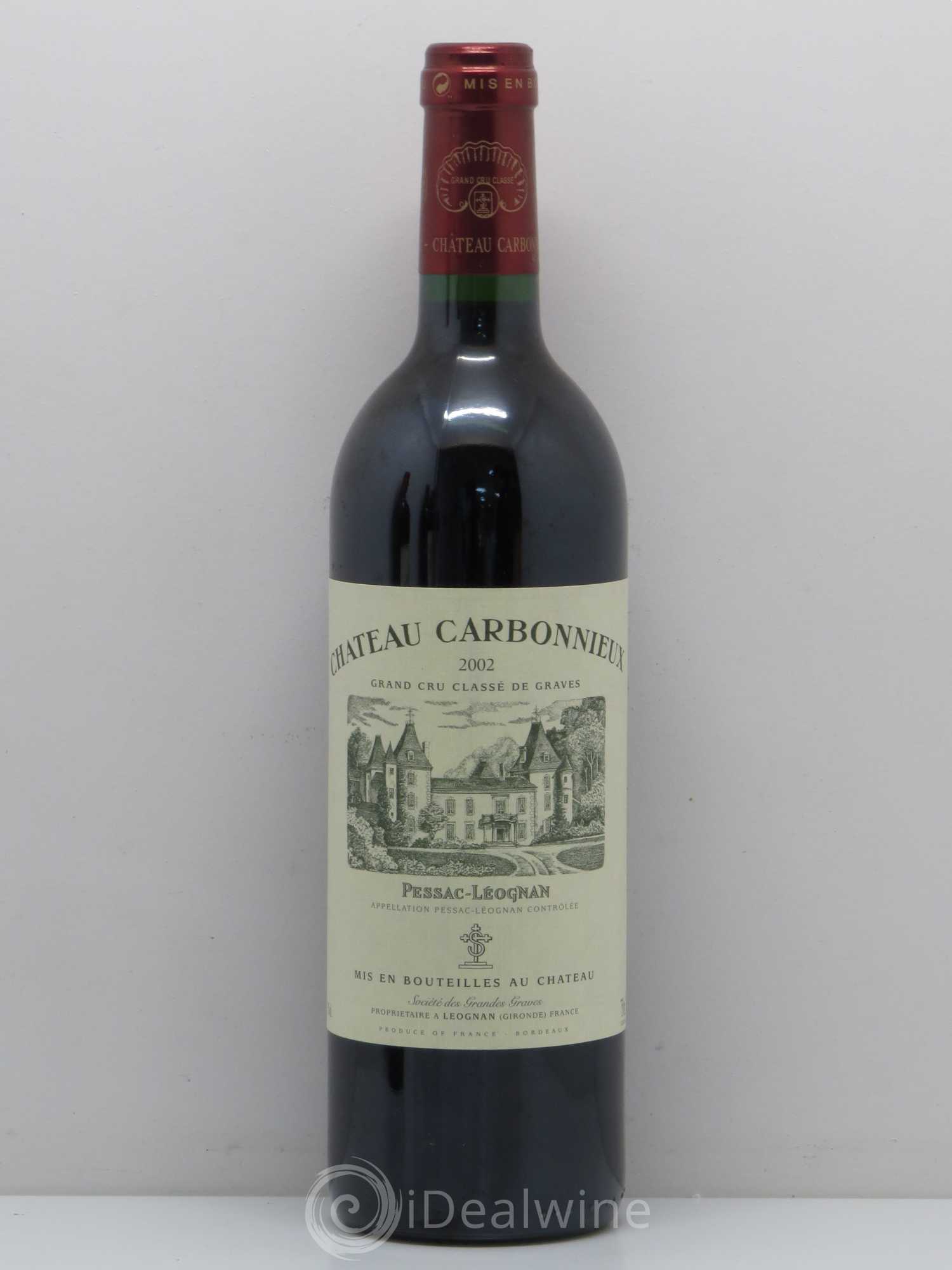 Château Carbonnieux Cru Classé de Graves 2002 - Lot de 1 bouteille - 0