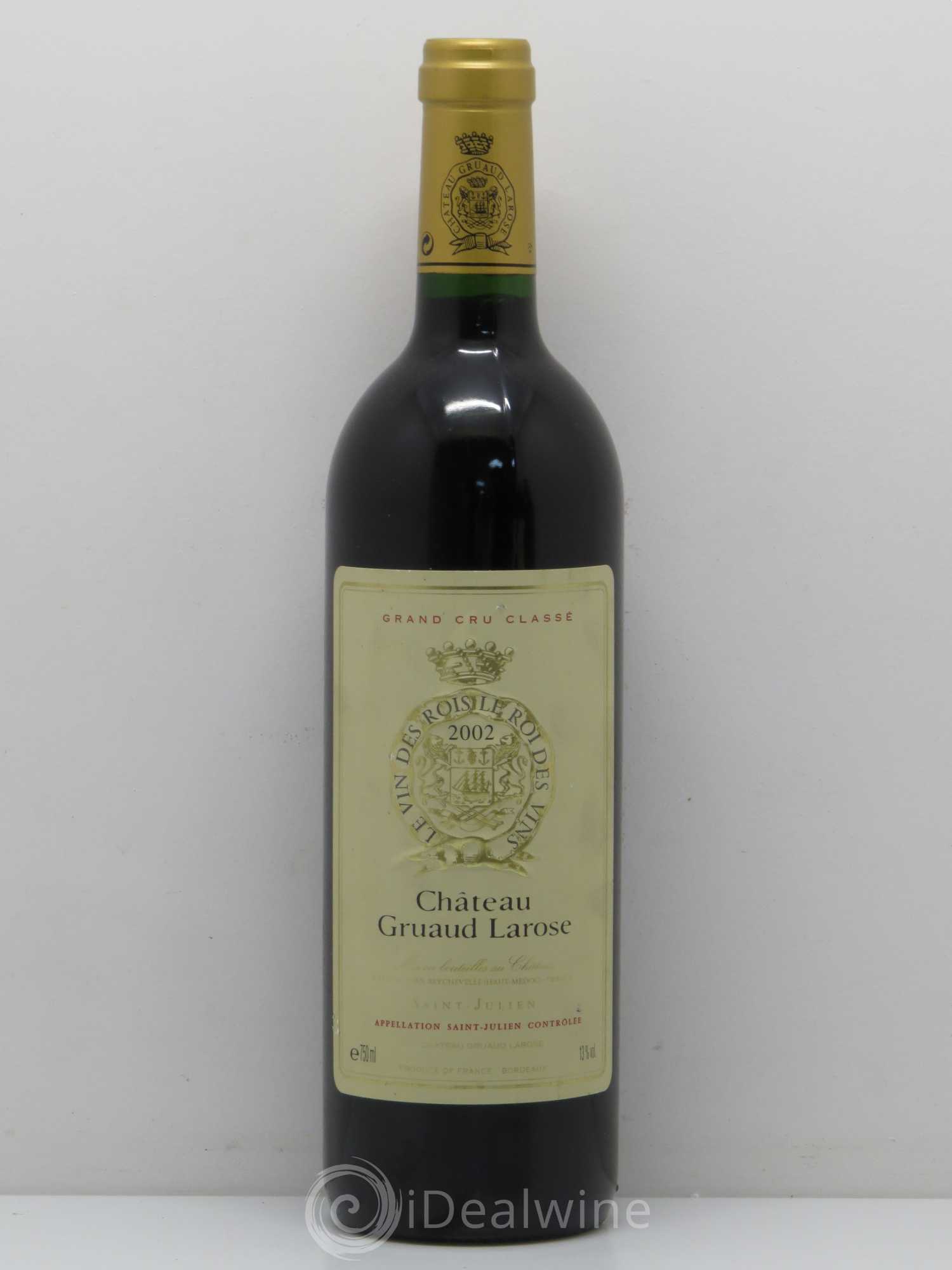 Château Gruaud Larose 2ème Grand Cru Classé 2002 - Lot de 1 bouteille - 0