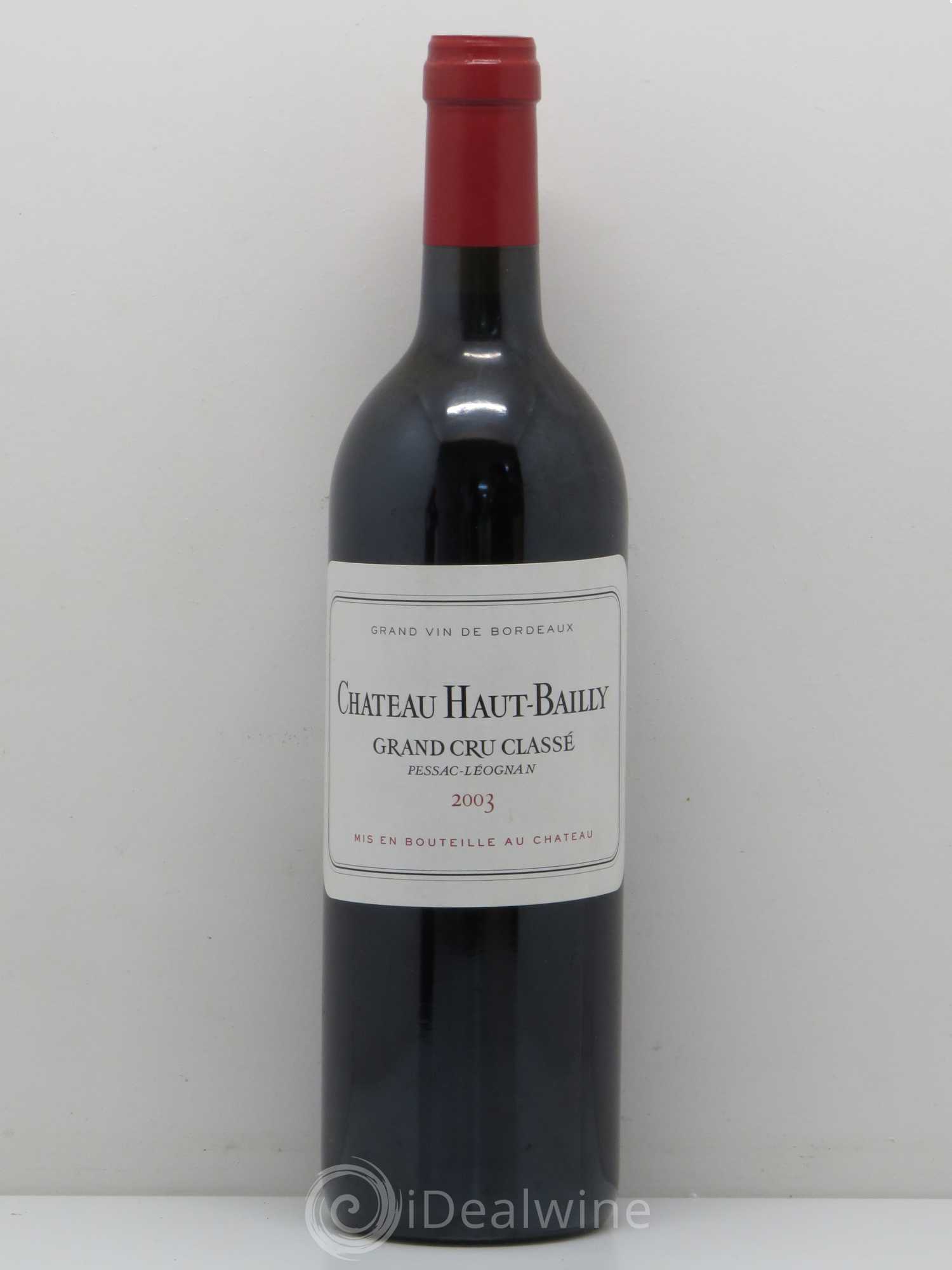 Château Haut-Bailly Cru Classé de Graves 2003 - Lot de 1 bouteille - 0