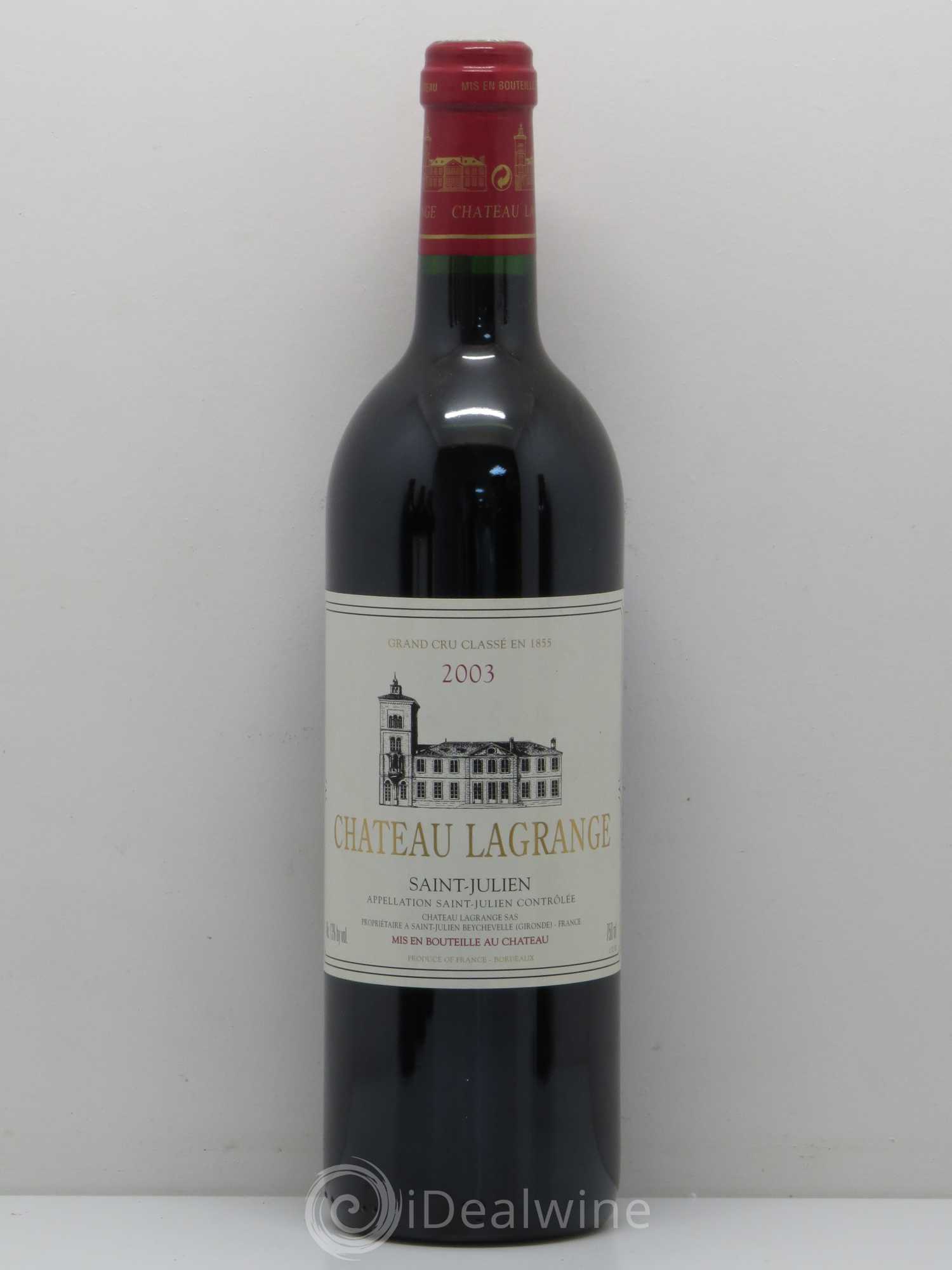 Château Lagrange 3ème Grand Cru Classé 2003 - Lot de 1 bouteille - 0