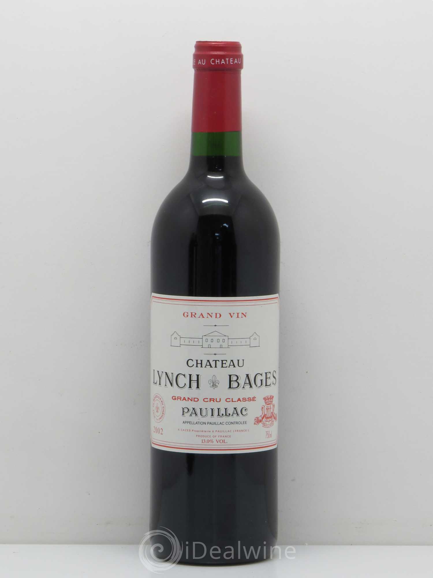 Château Lynch Bages 5ème Grand Cru Classé 2002 - Lot de 1 bouteille - 0