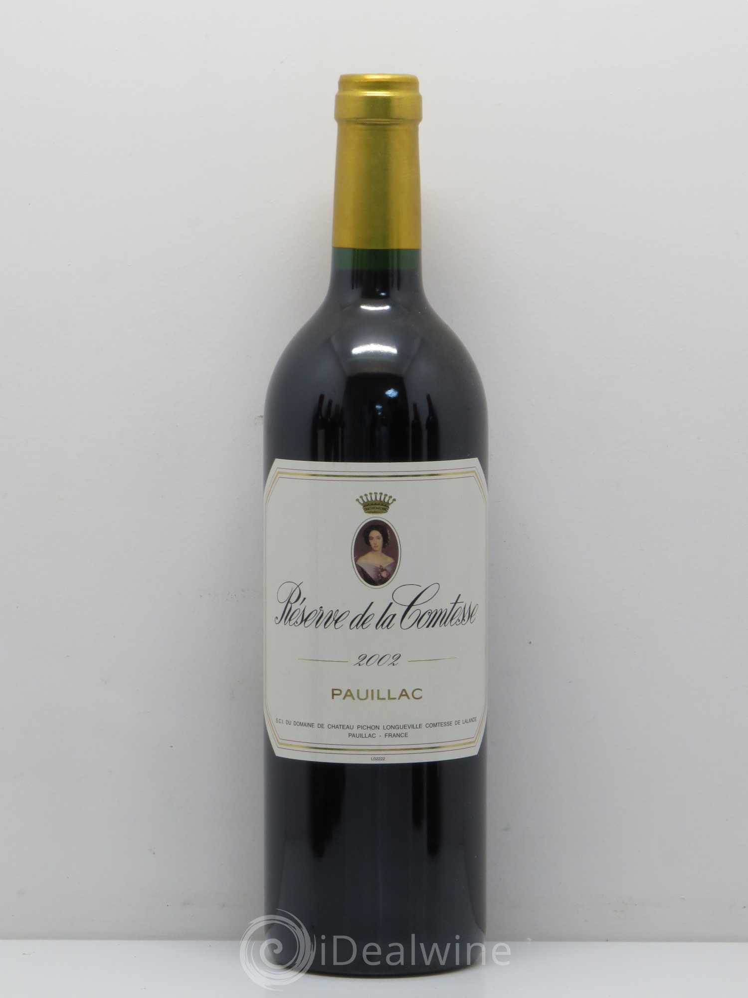 Réserve de la Comtesse Second Vin 2002 - Lot de 1 bouteille - 0