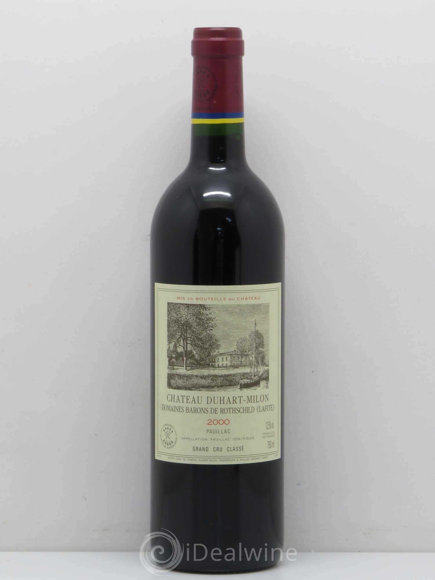 Château Duhart-Milon 4ème Grand Cru Classé 2000 - Lot de 1 bouteille - 0