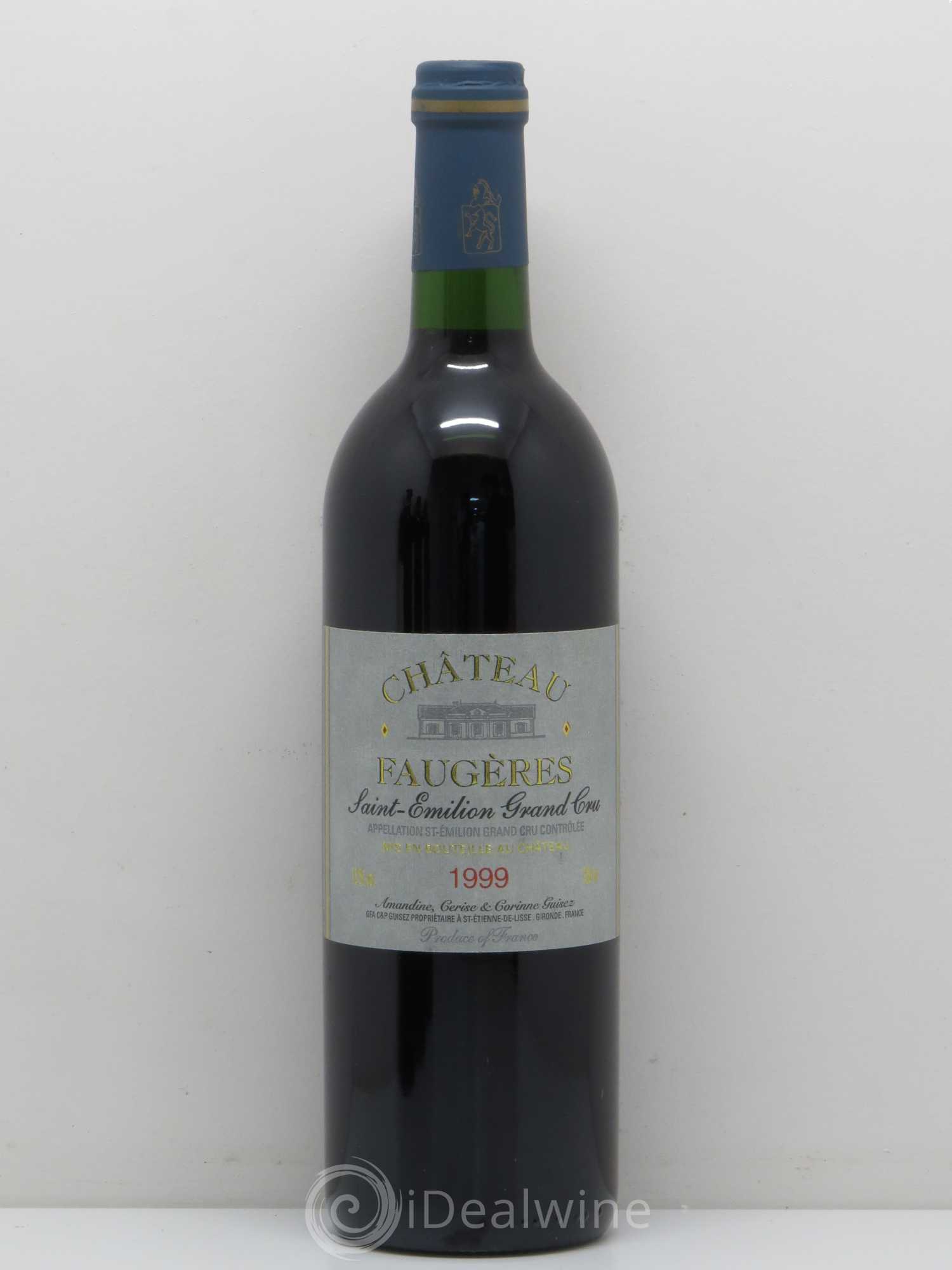 Château Faugères Grand Cru Classé (sans prix de réserve) 1999 - Lot de 1 bouteille - 0