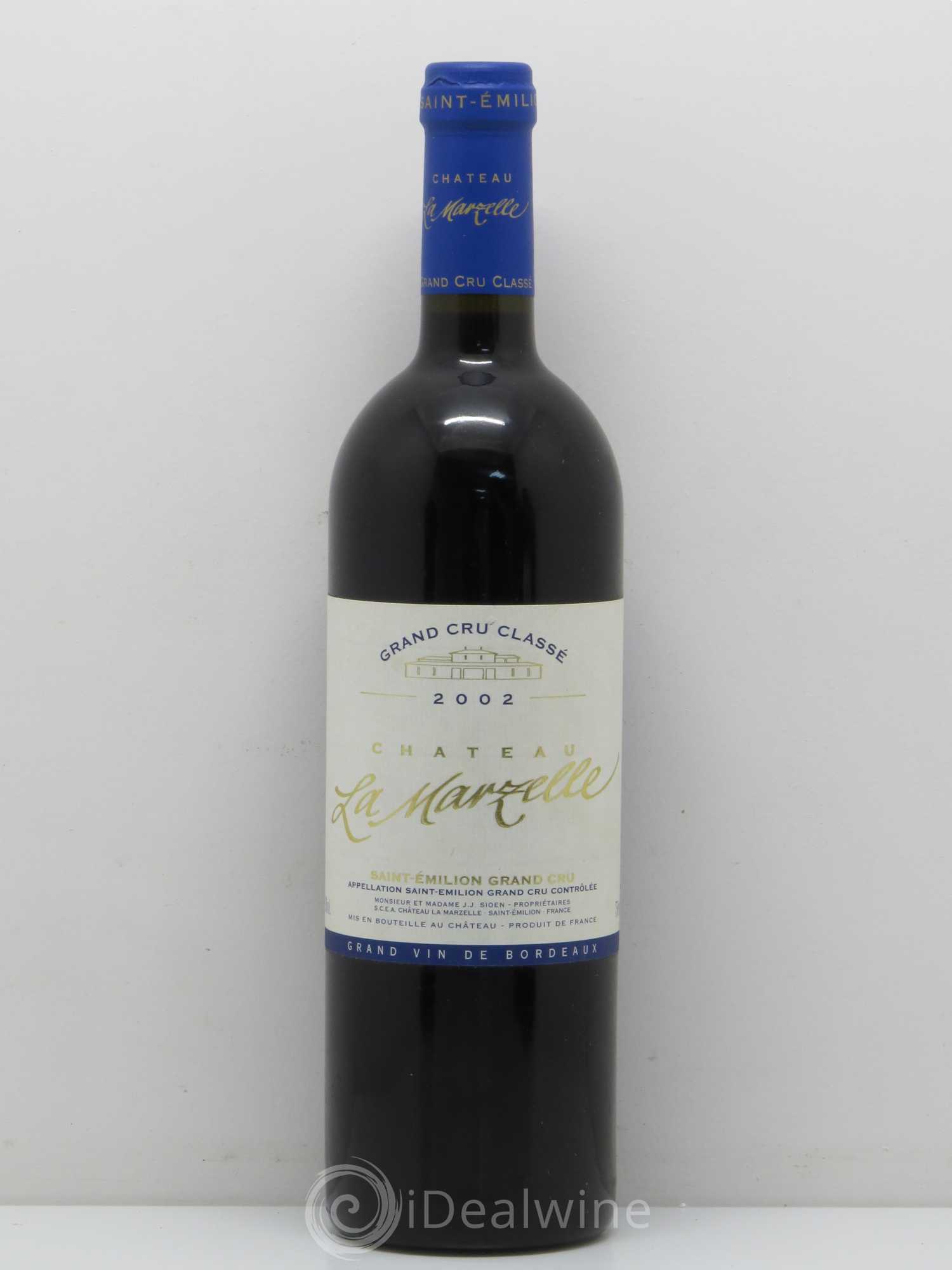 Saint-Émilion Château La Marzelle (sans prix de réserve) 2002 - Posten von 1 Flasche - 0