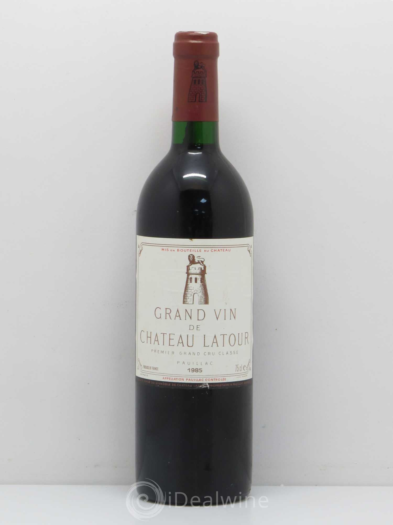 Château Latour 1er Grand Cru Classé 1985 - Lot de 1 bouteille - 0