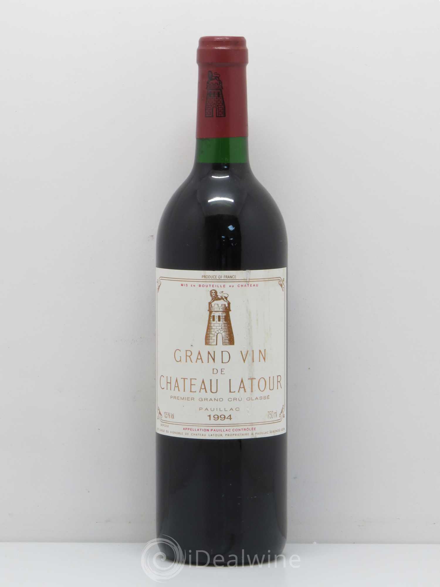 Château Latour 1er Grand Cru Classé 1994 - Lot de 1 bouteille - 0