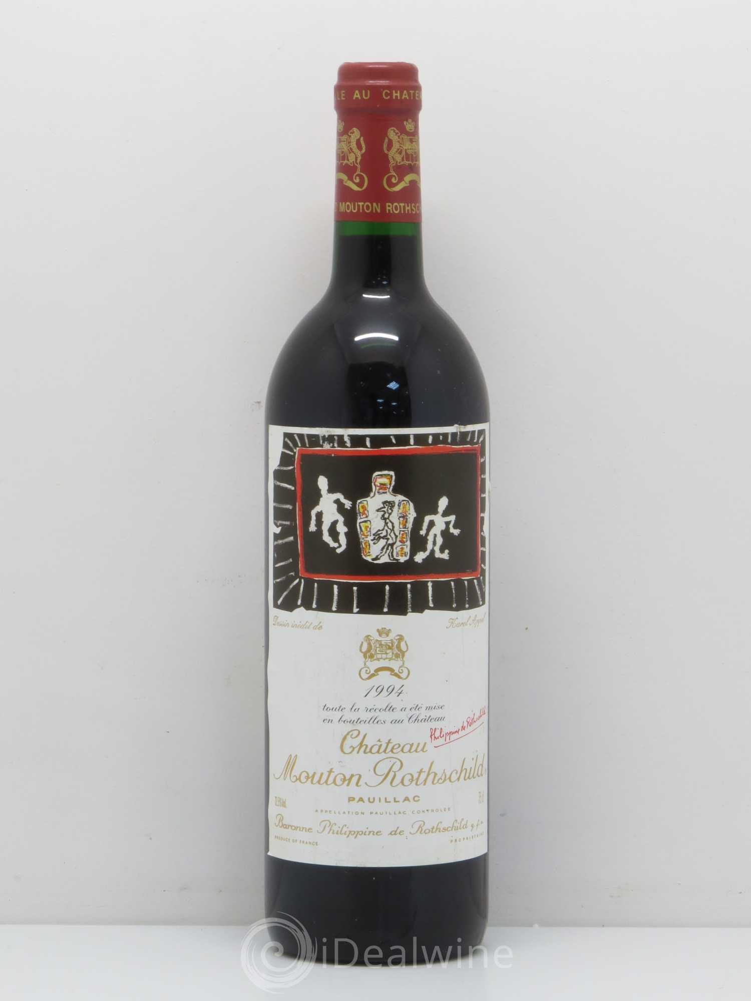 Château Mouton Rothschild 1er Grand Cru Classé 1994 - Lot de 1 bouteille - 0