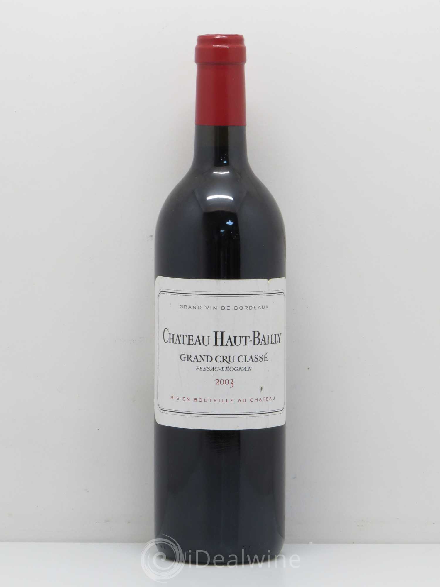 Château Haut-Bailly Cru Classé de Graves 2003 - Lot de 1 bouteille - 0