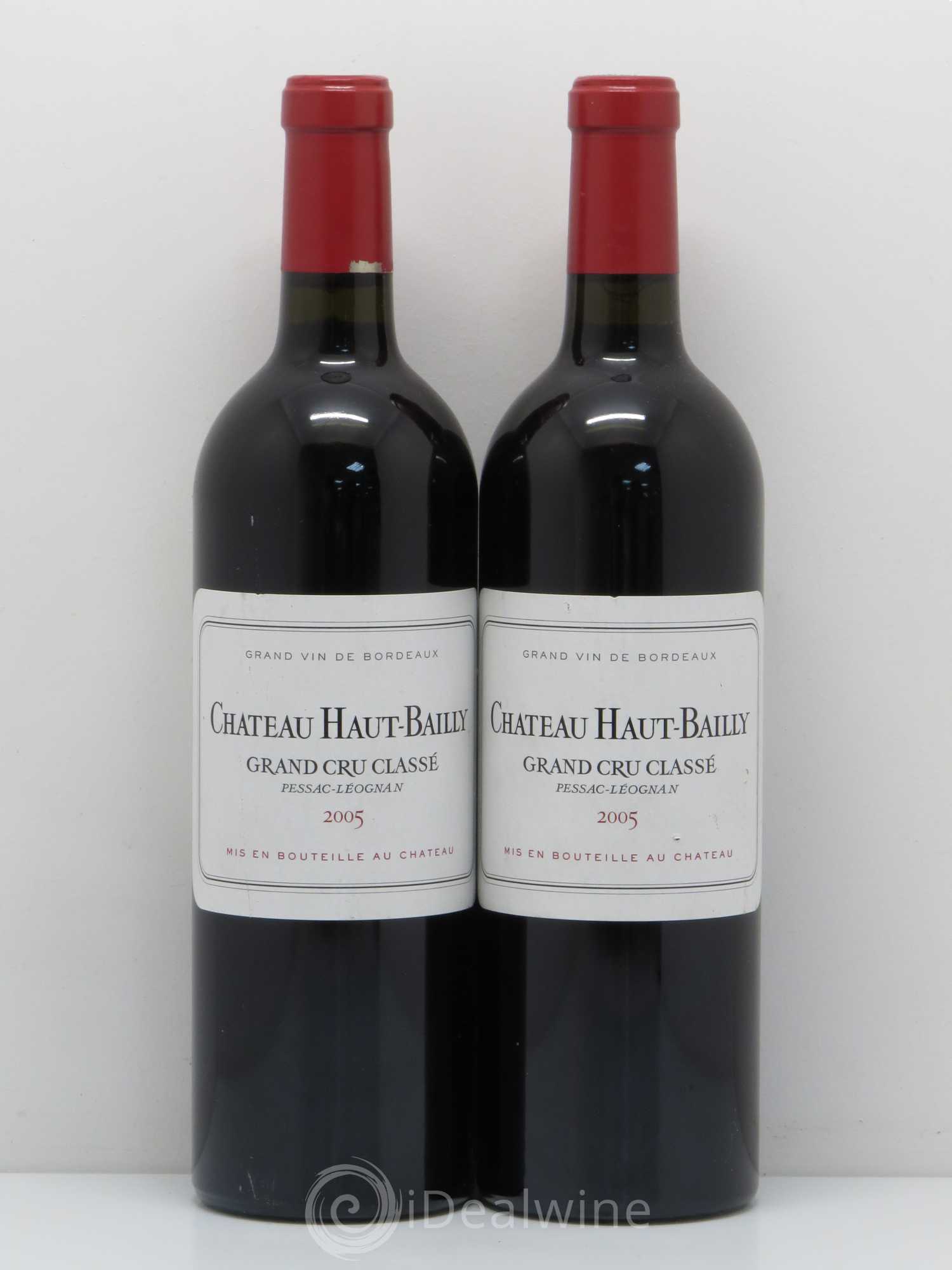 Château Haut-Bailly Cru Classé de Graves 2005 - Lot de 2 bouteilles - 0