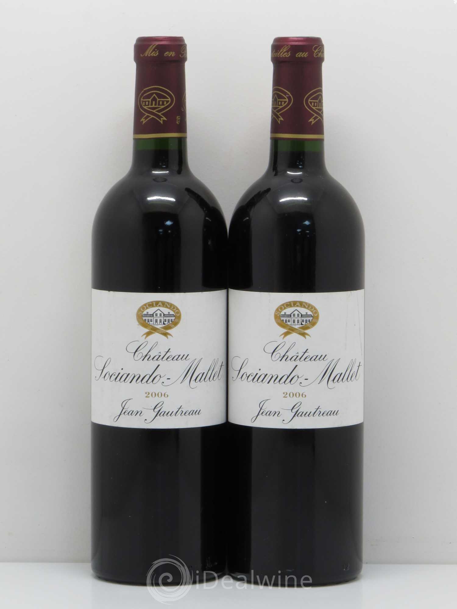 Château Sociando Mallet 2006 - Lot de 2 bouteilles - 0