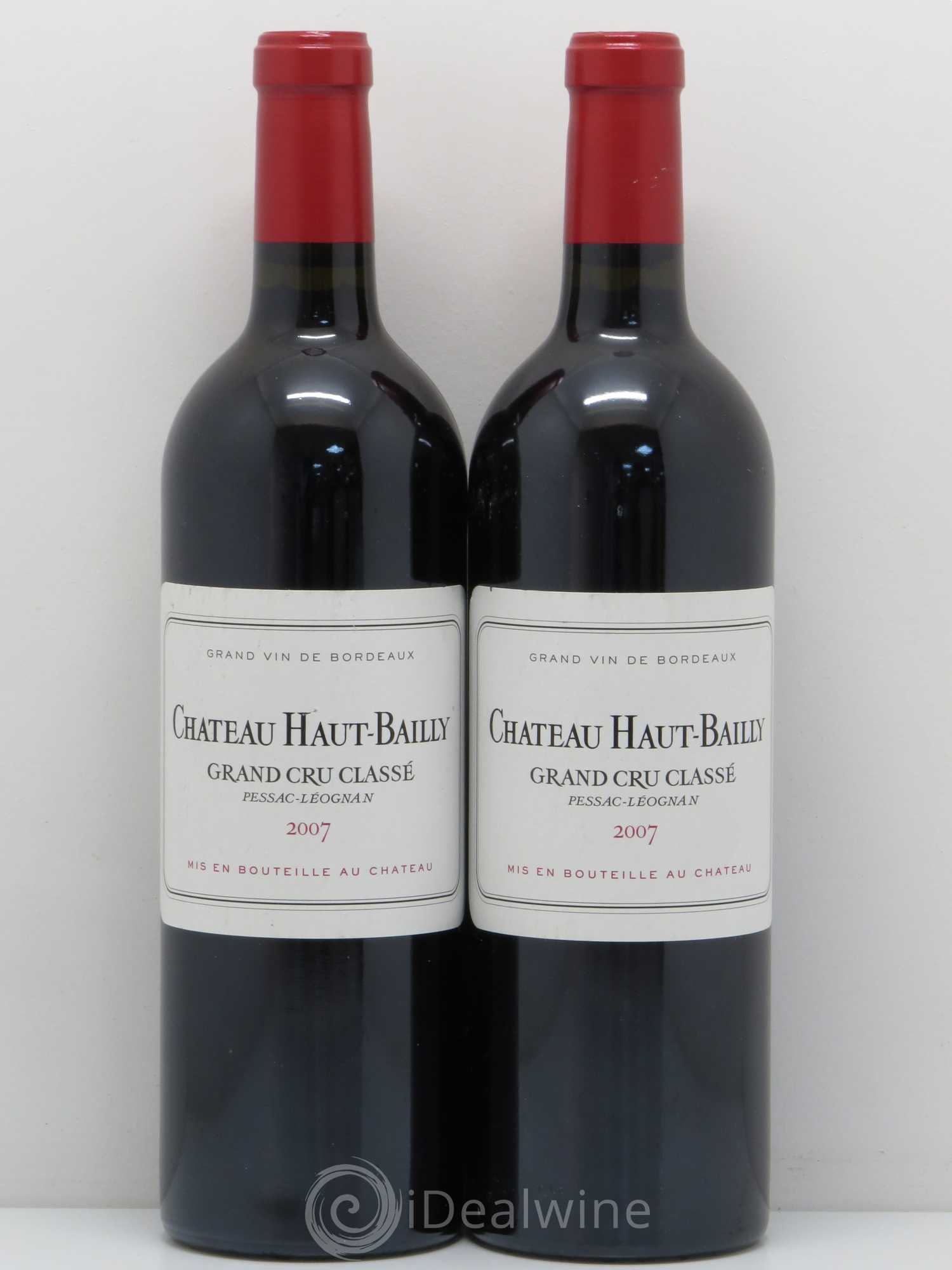 Château Haut-Bailly Cru Classé de Graves 2007 - Lot de 2 bouteilles - 0