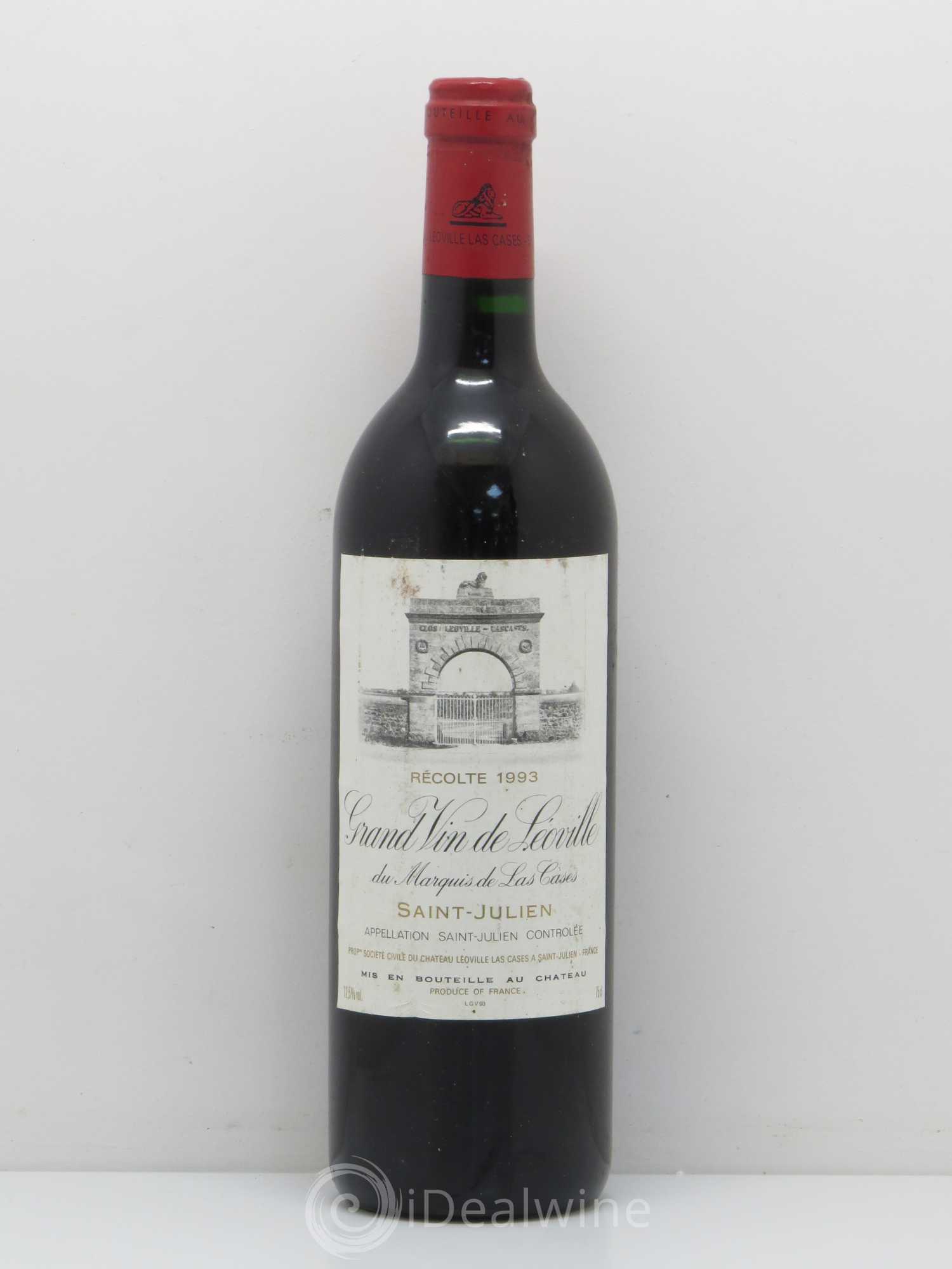 Château Léoville Las Cases 2ème Grand Cru Classé 1993 - Lot de 1 bouteille - 0