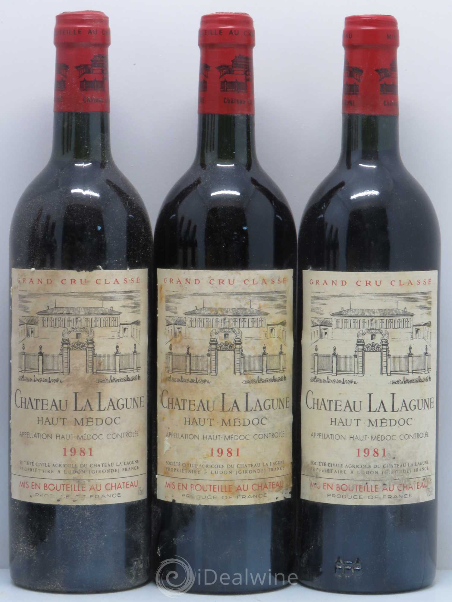 Château la Lagune 3ème Grand Cru Classé 1981 - Lot de 6 bouteilles - 1