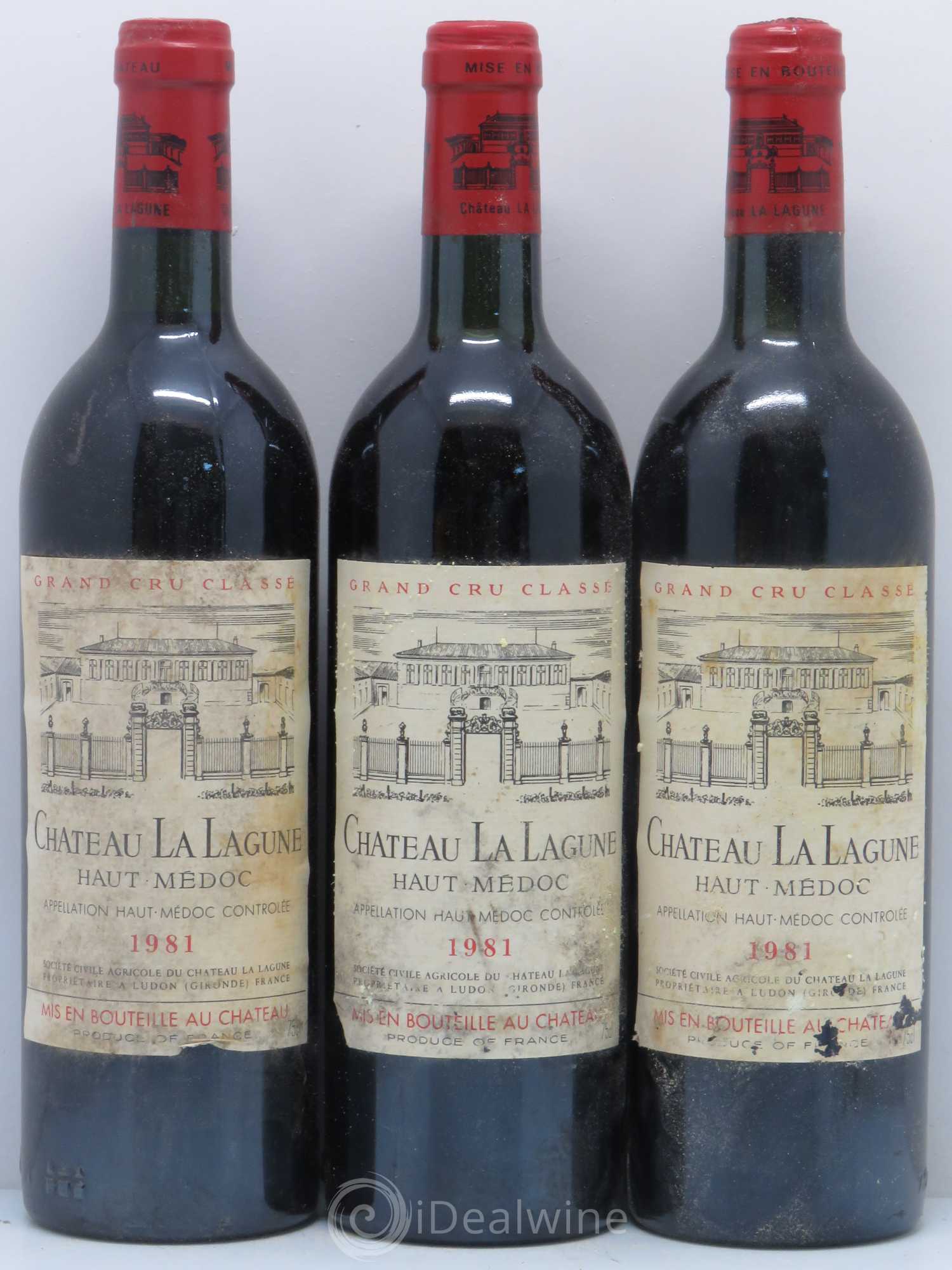 Château la Lagune 3ème Grand Cru Classé 1981 - Lot de 6 bouteilles - 2