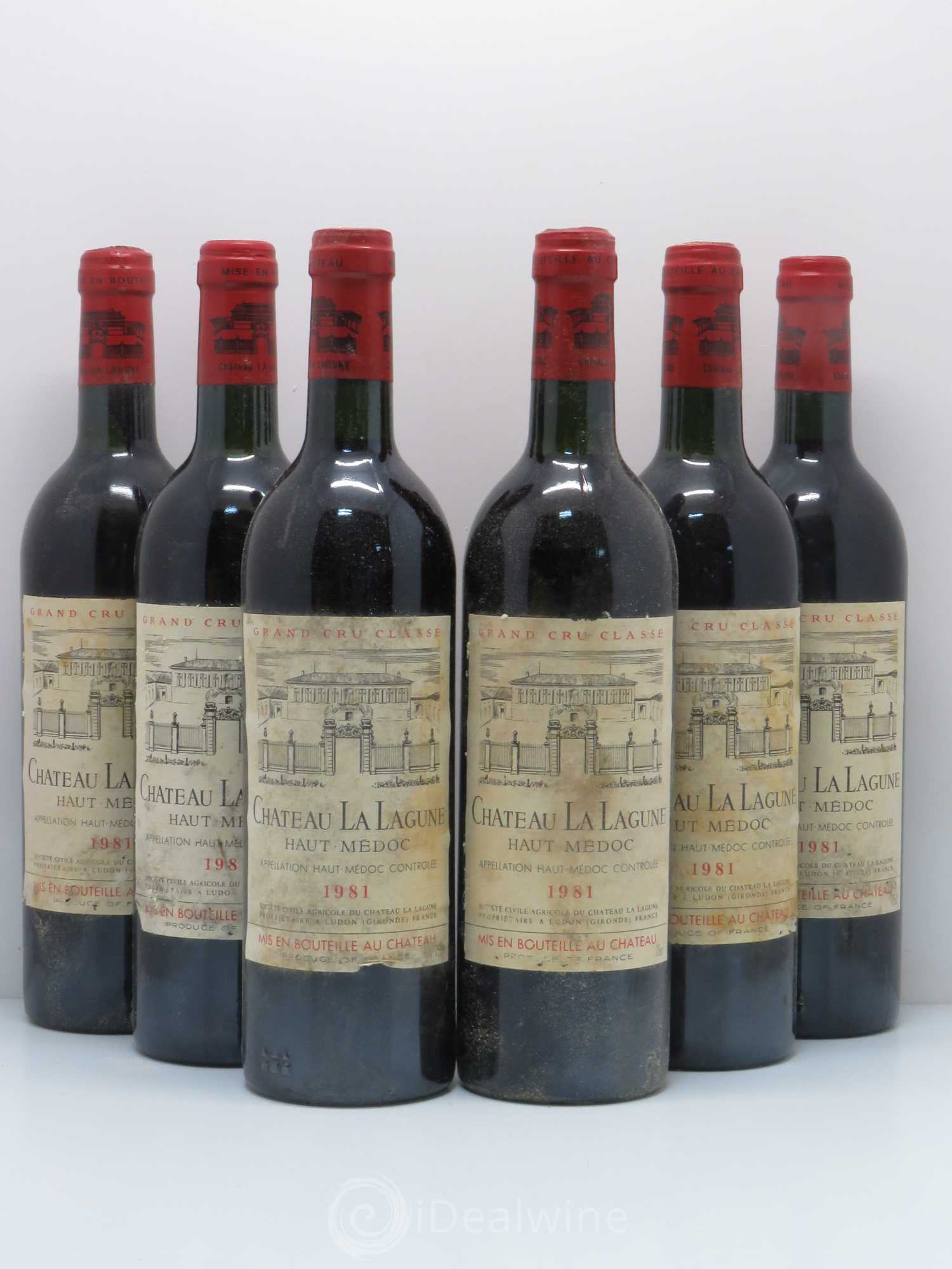 Château la Lagune 3ème Grand Cru Classé 1981 - Lot de 6 bouteilles - 0