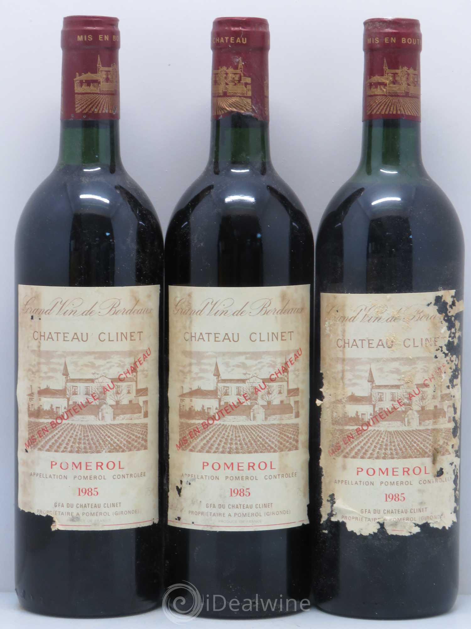Château Clinet 1985 - Lot de 12 bouteilles - 1