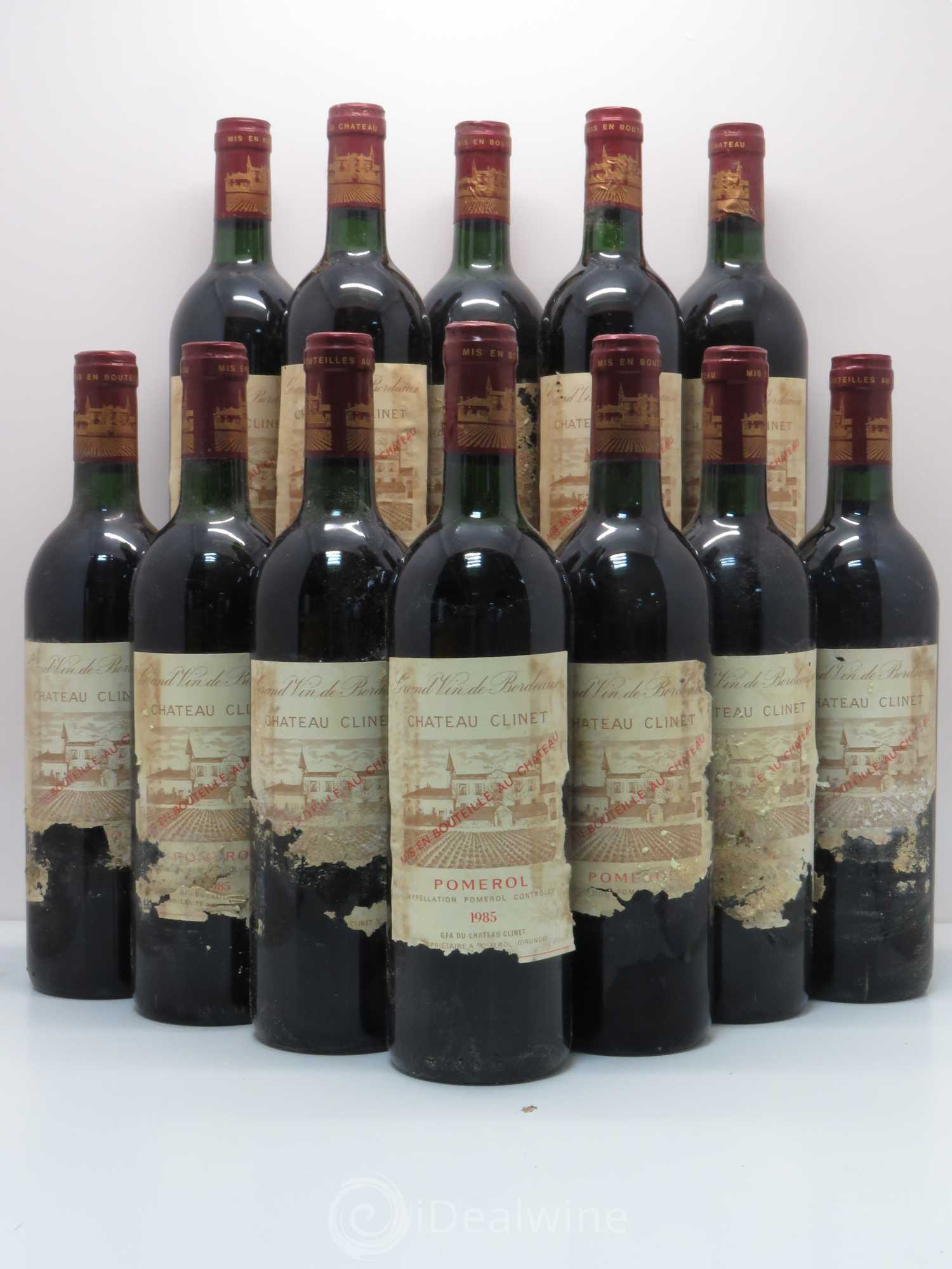 Château Clinet 1985 - Lot de 12 bouteilles - 0