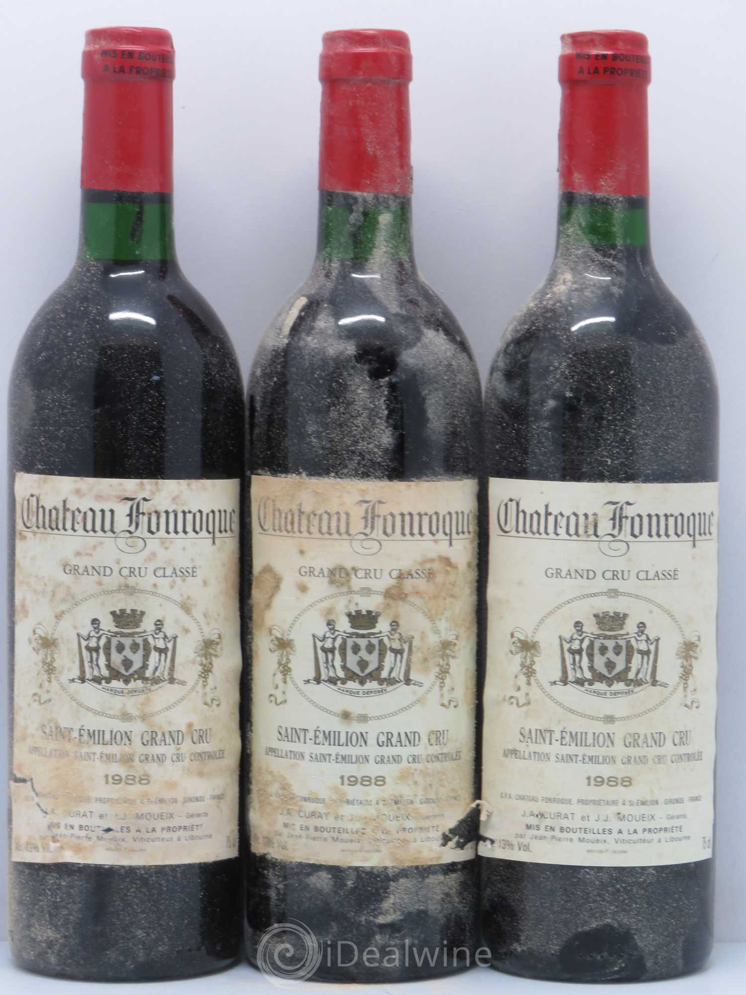 Château Fonroque Grand Cru Classé 1988 - Lot de 12 bouteilles - 3