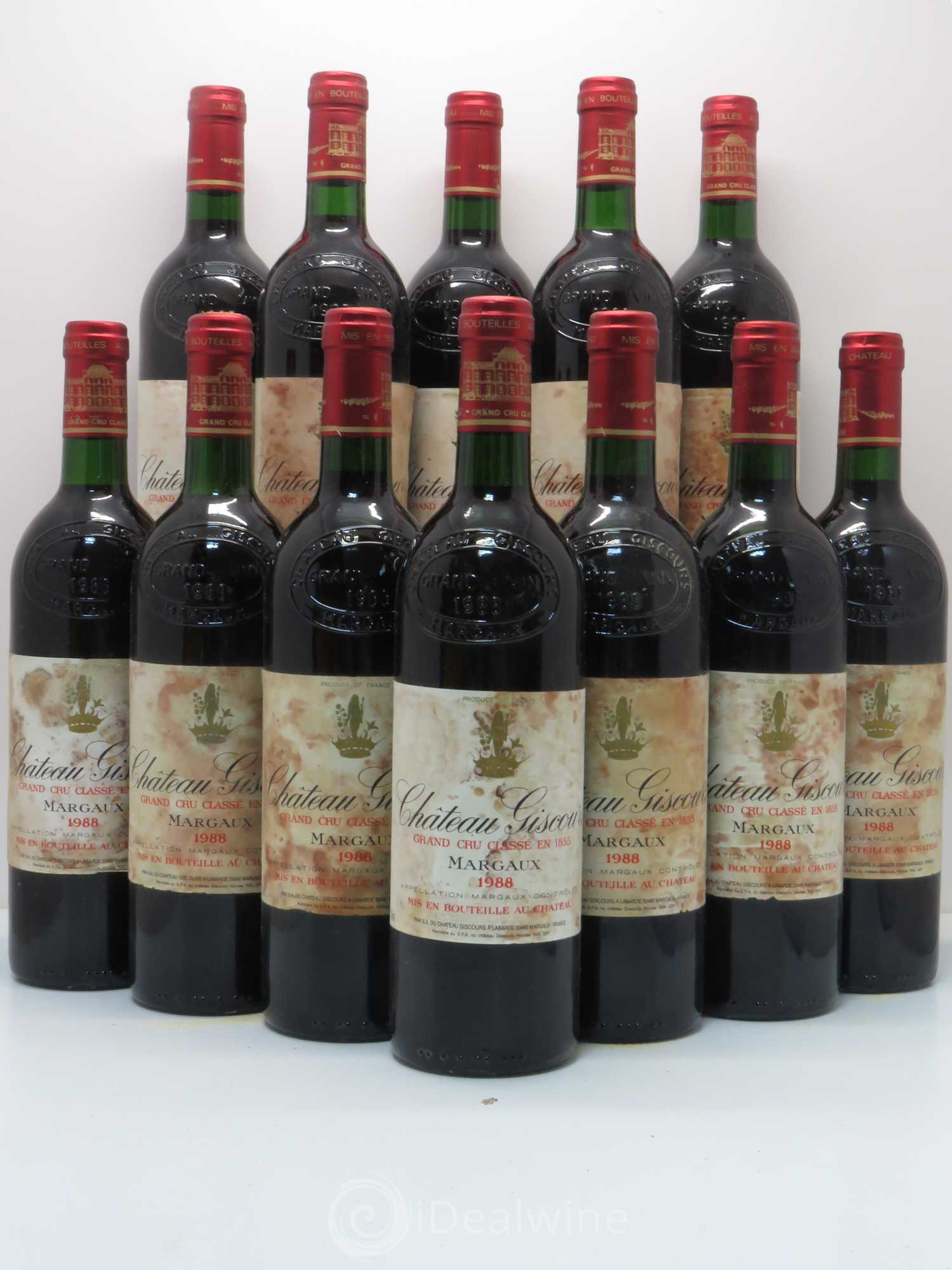Château Giscours 3ème Grand Cru Classé 1988 - Lot de 12 bouteilles - 0