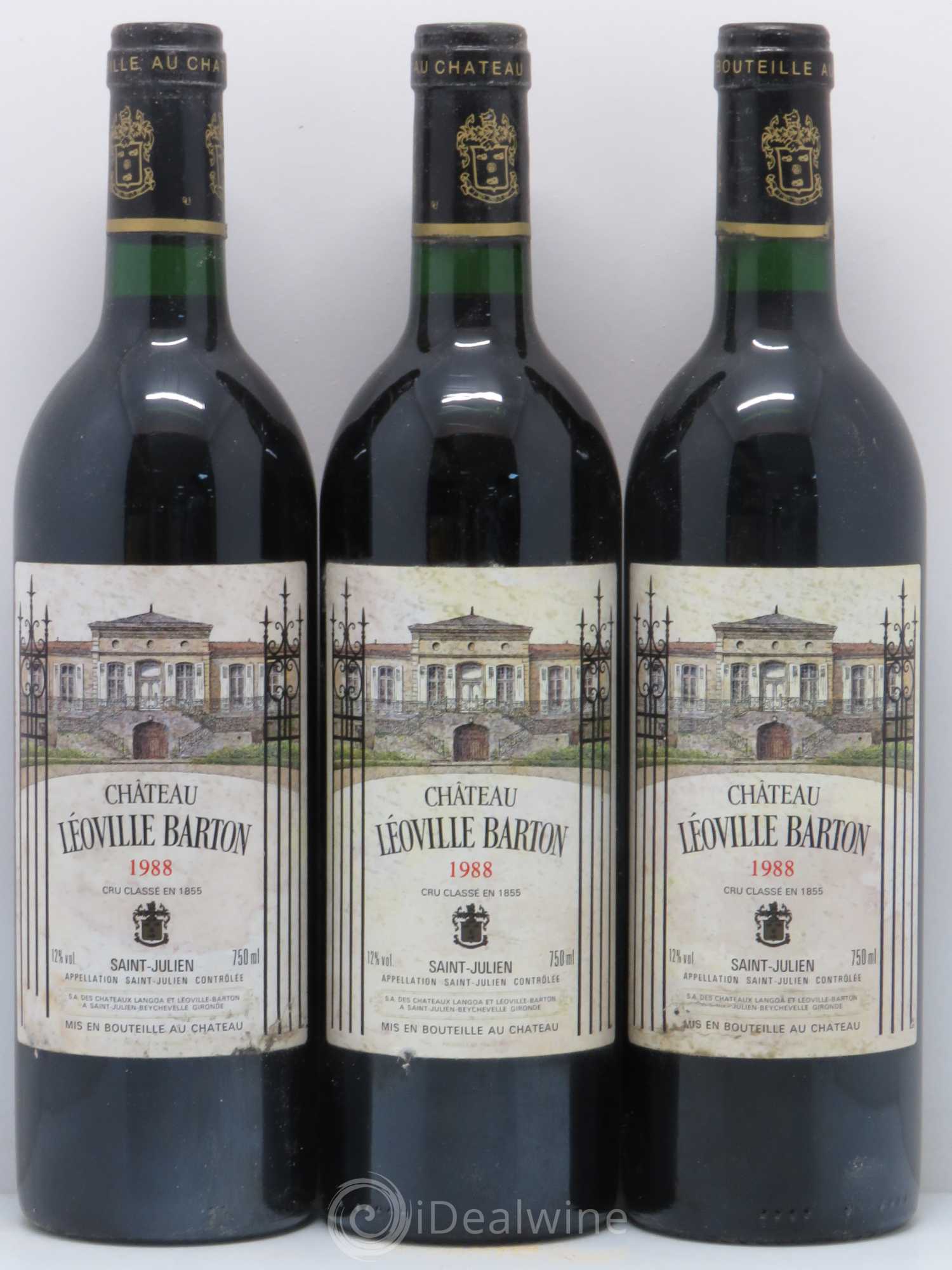 Château Léoville Barton 2ème Grand Cru Classé 1988 - Lot de 6 bouteilles - 2