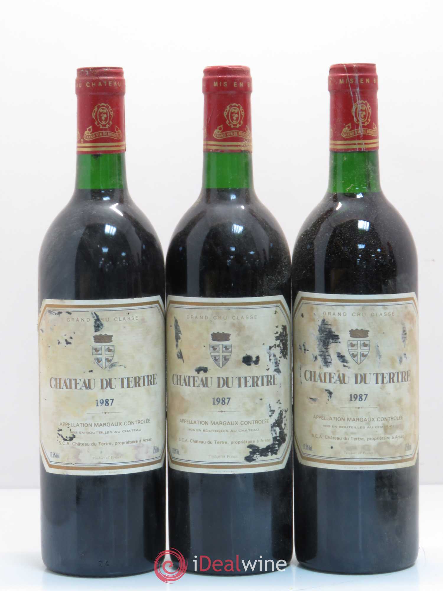 Château du Tertre 5ème Grand Cru Classé 1987 - Lot de 12 bouteilles - 4