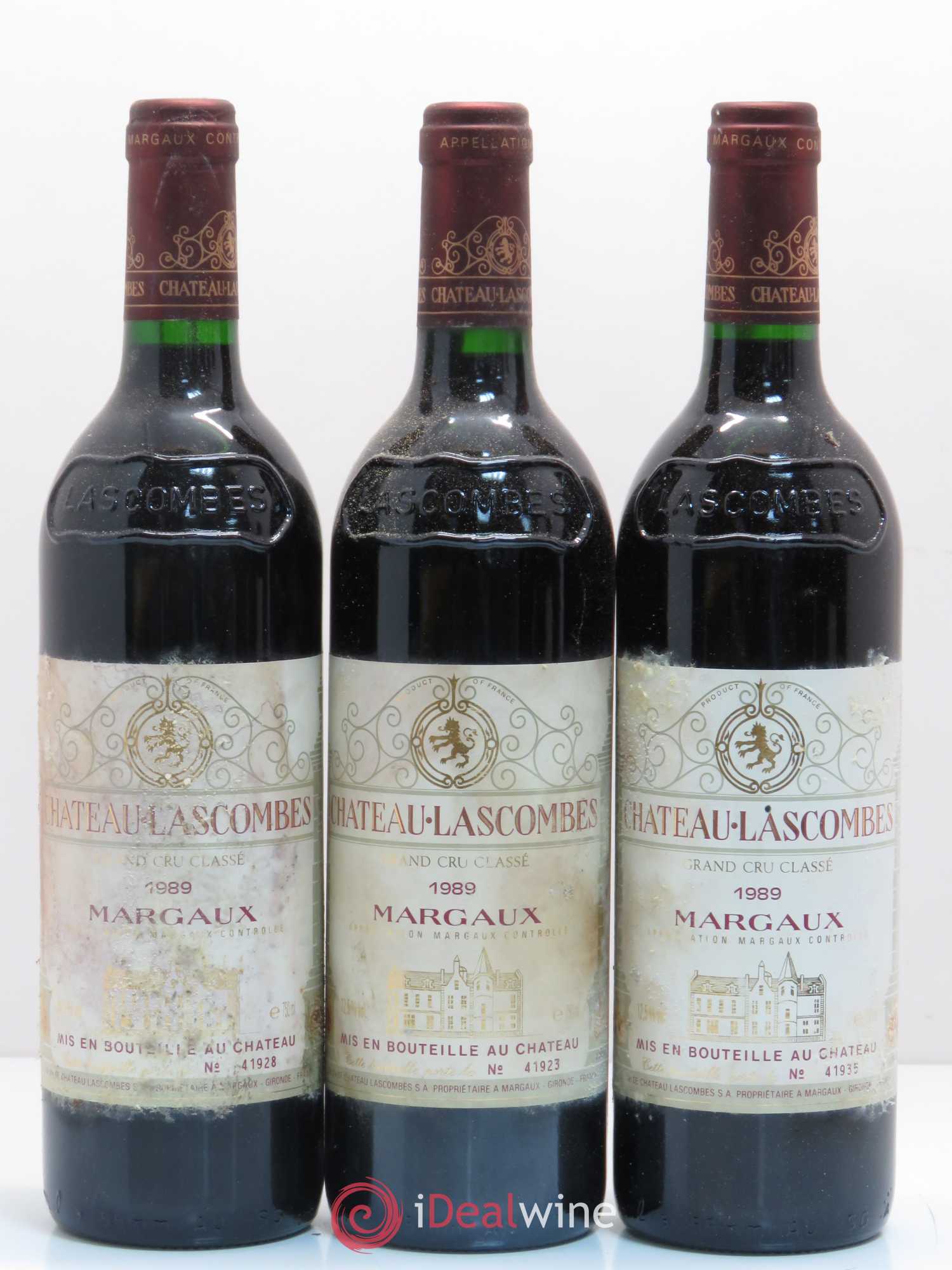 Château Lascombes 2ème Grand Cru Classé 1989 - Lot de 6 bouteilles - 2