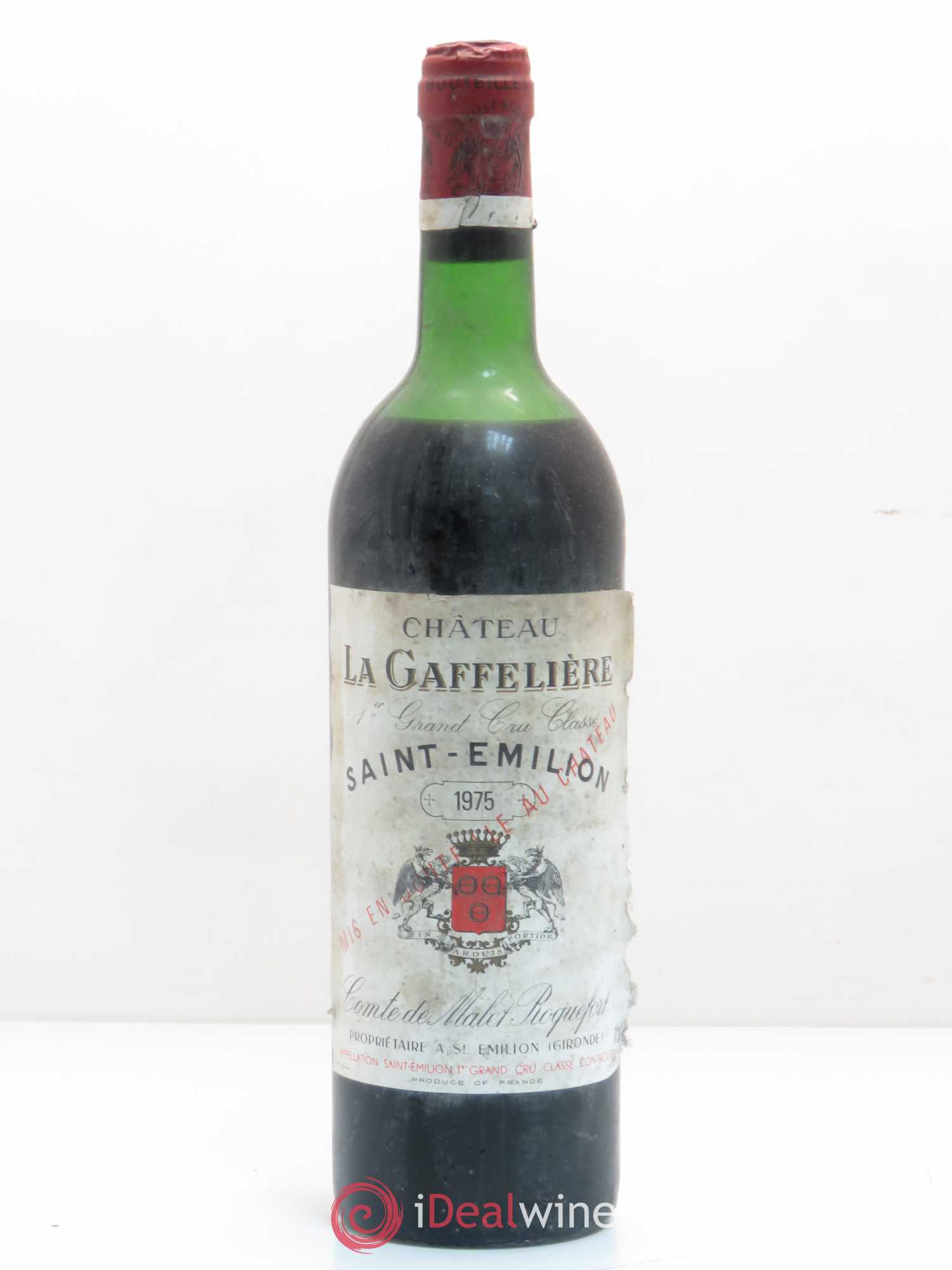 Château la Gaffelière 1er Grand Cru Classé B 1975 - Lot de 1 bouteille - 0