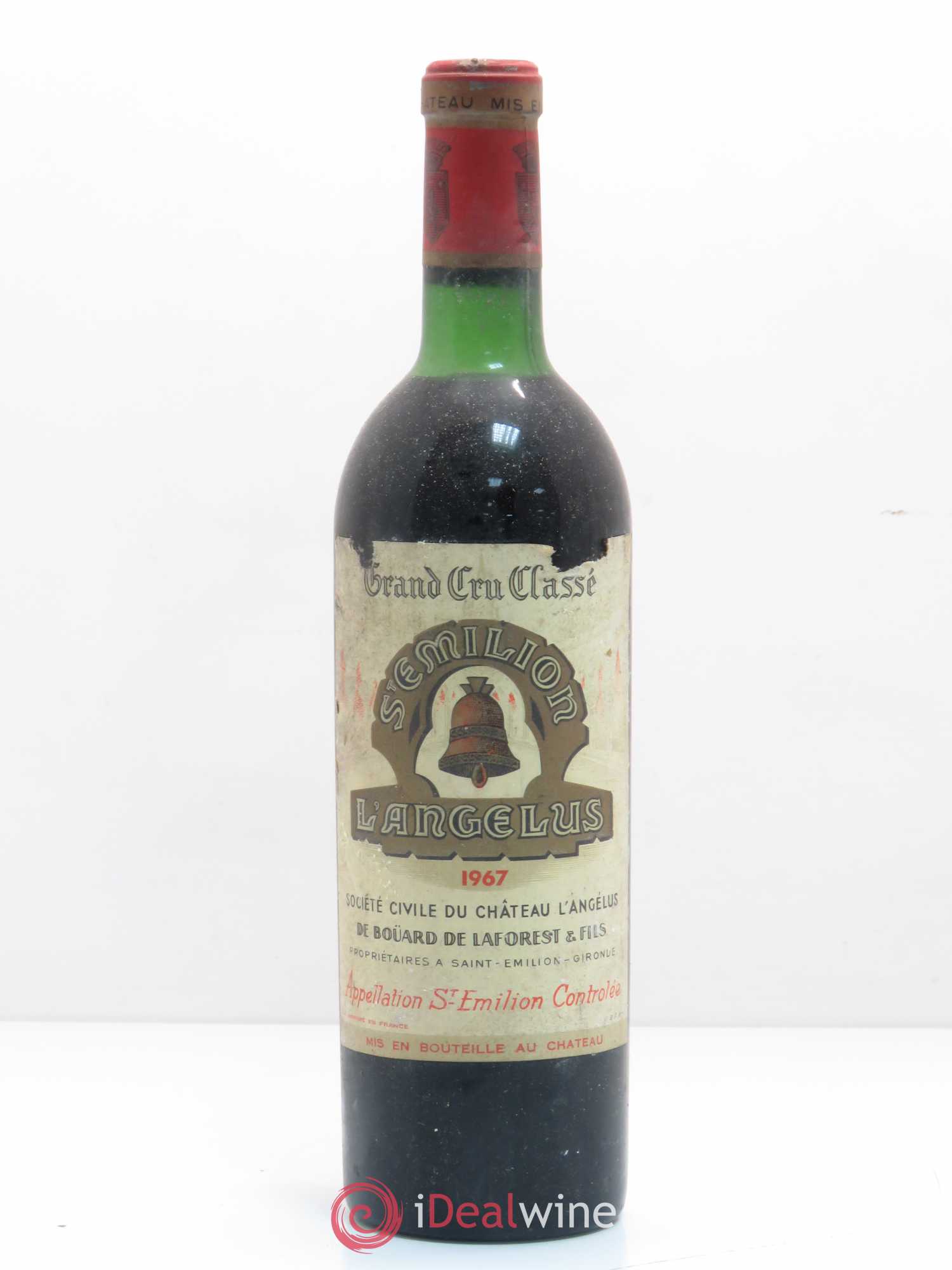 Château Angélus 1er Grand Cru Classé A 1967 - Lot de 1 bouteille - 0