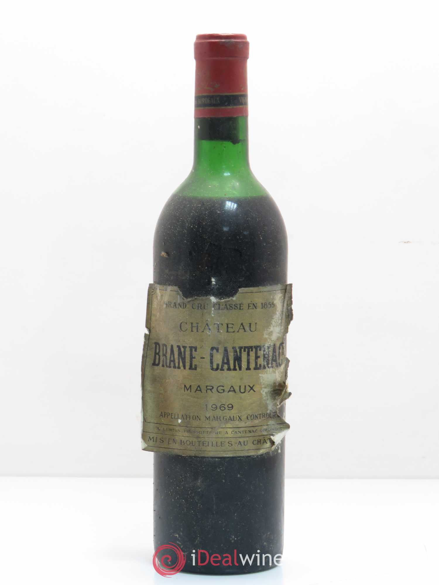 Château Brane Cantenac 2ème Grand Cru Classé 1969 - Lot de 1 bouteille - 0