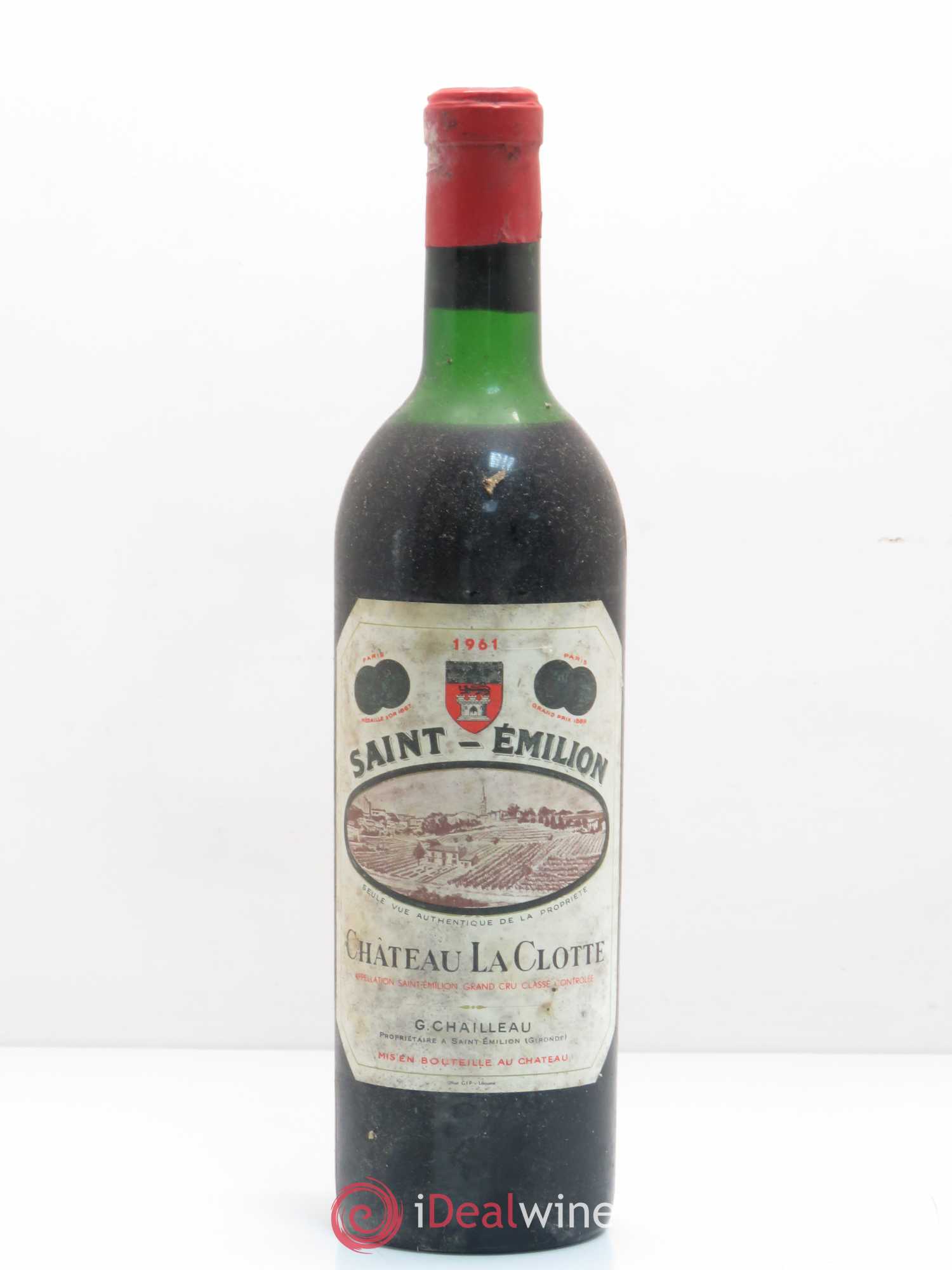 Château la Clotte 1961 - Lot de 1 bouteille - 0
