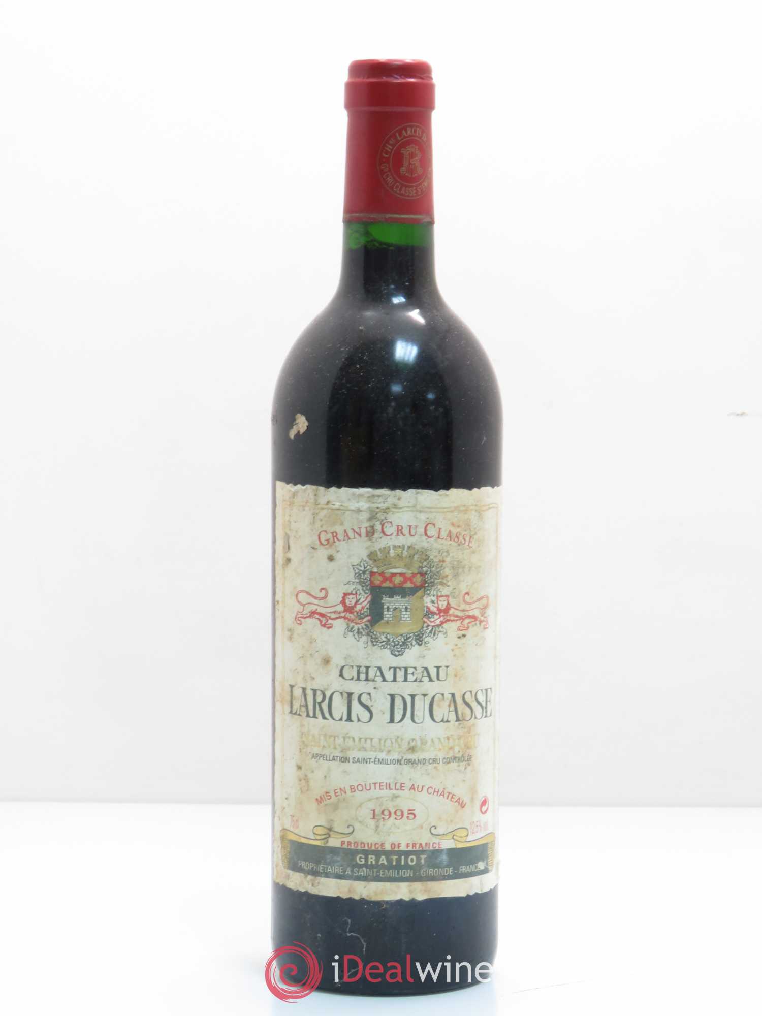 Château Larcis Ducasse 1er Grand Cru Classé B 1995 - Lot de 1 bouteille - 0