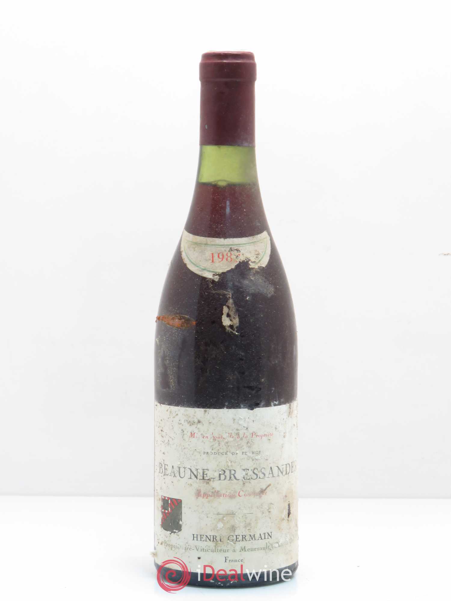 Beaune 1er Cru Bressandes Henri Germain 1982 - Posten von 1 Flasche - 0