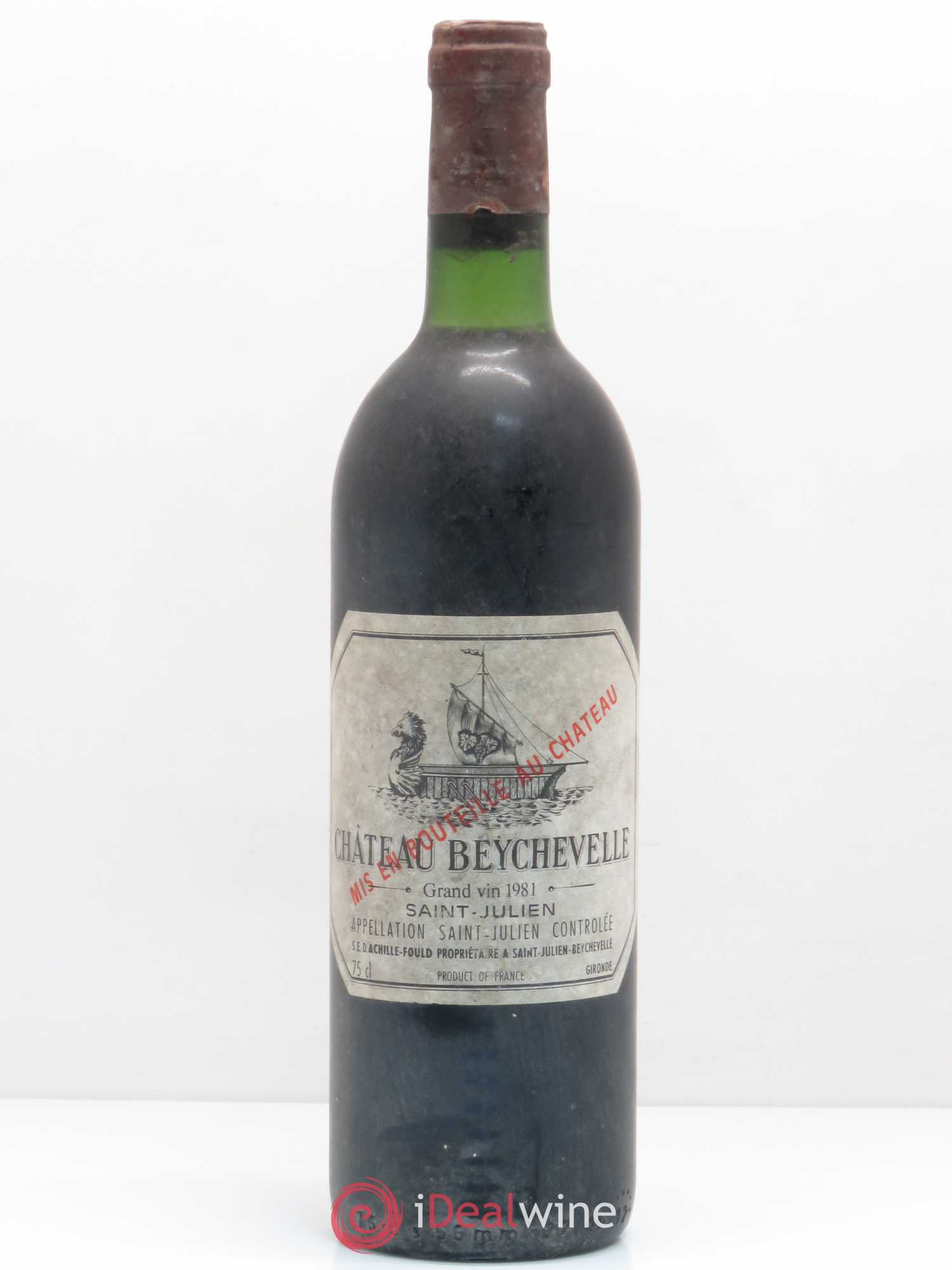 Château Beychevelle 4ème Grand Cru Classé 1981 - Lot de 1 bouteille - 0