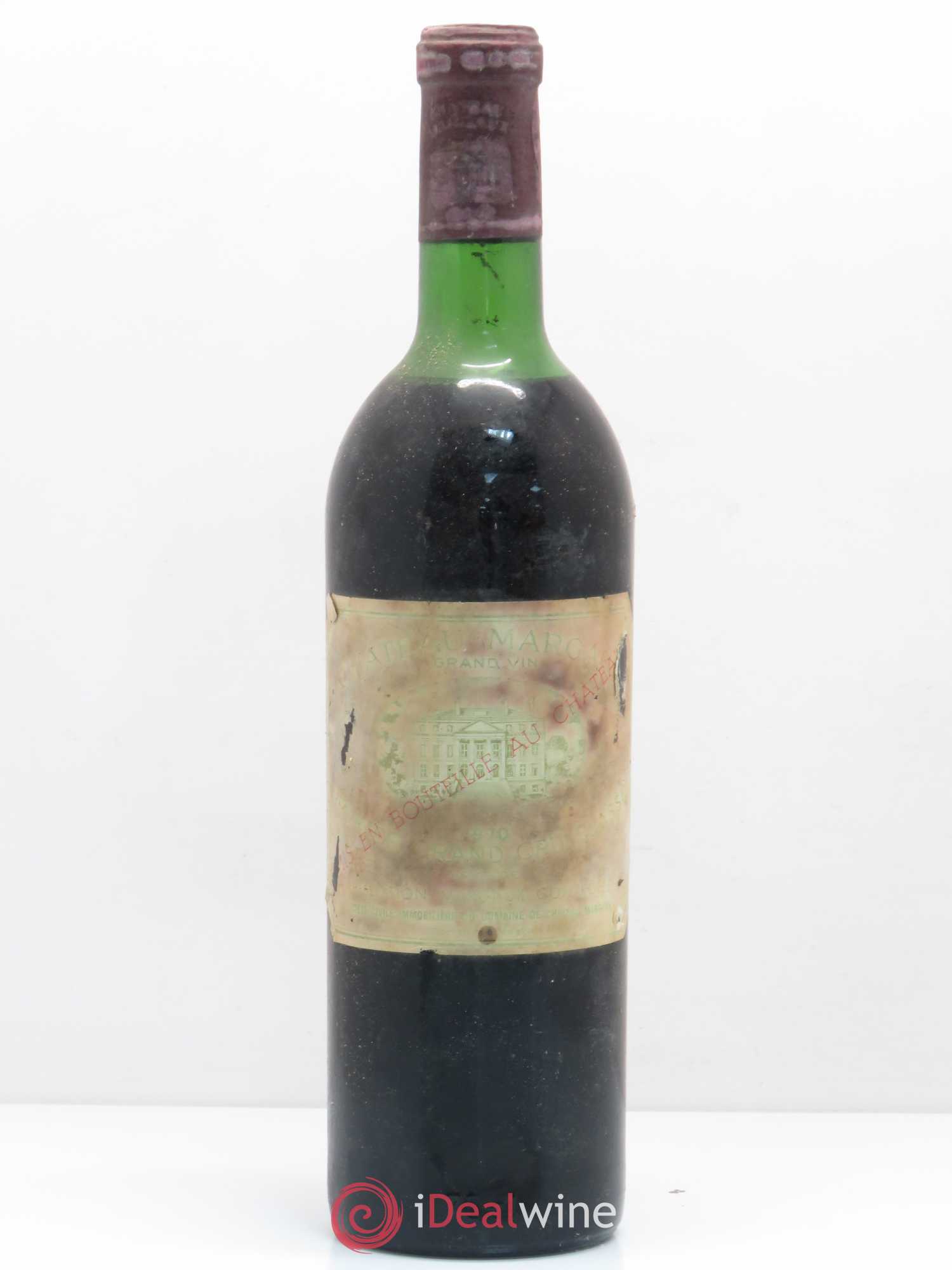 Château Margaux 1er Grand Cru Classé 1970 - Lot de 1 bouteille - 0