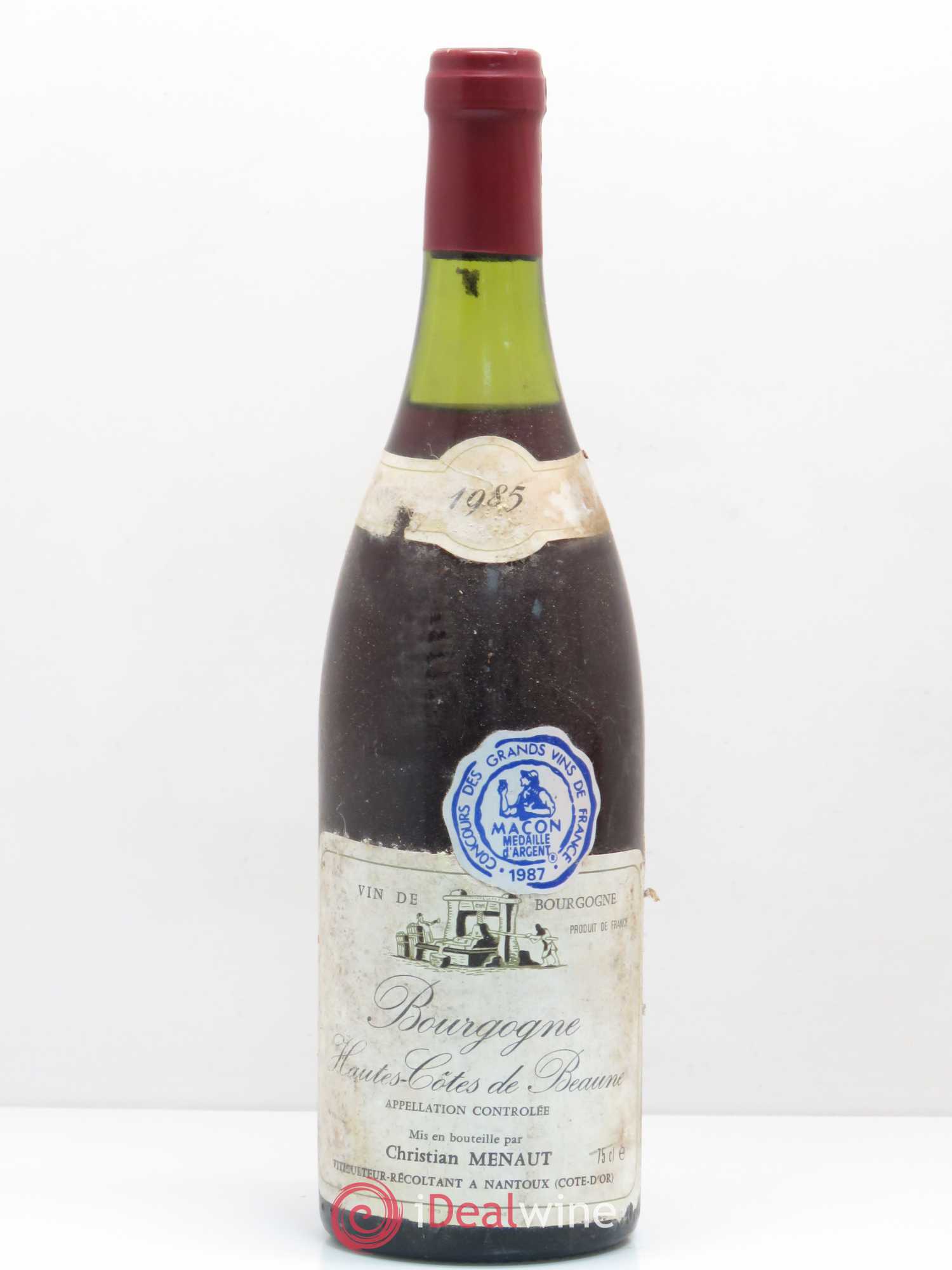 Hautes-Côtes de Beaune Christian Menaut 1985 - Lot de 1 bouteille - 0