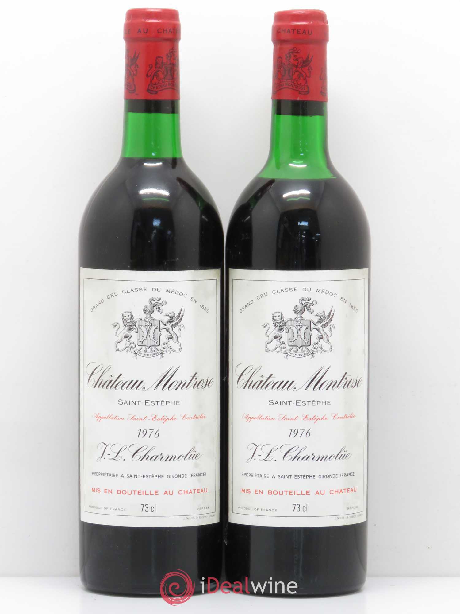 Château Montrose 2ème Grand Cru Classé (sans prix de réserve) 1976 - Lot de 2 bouteilles - 0
