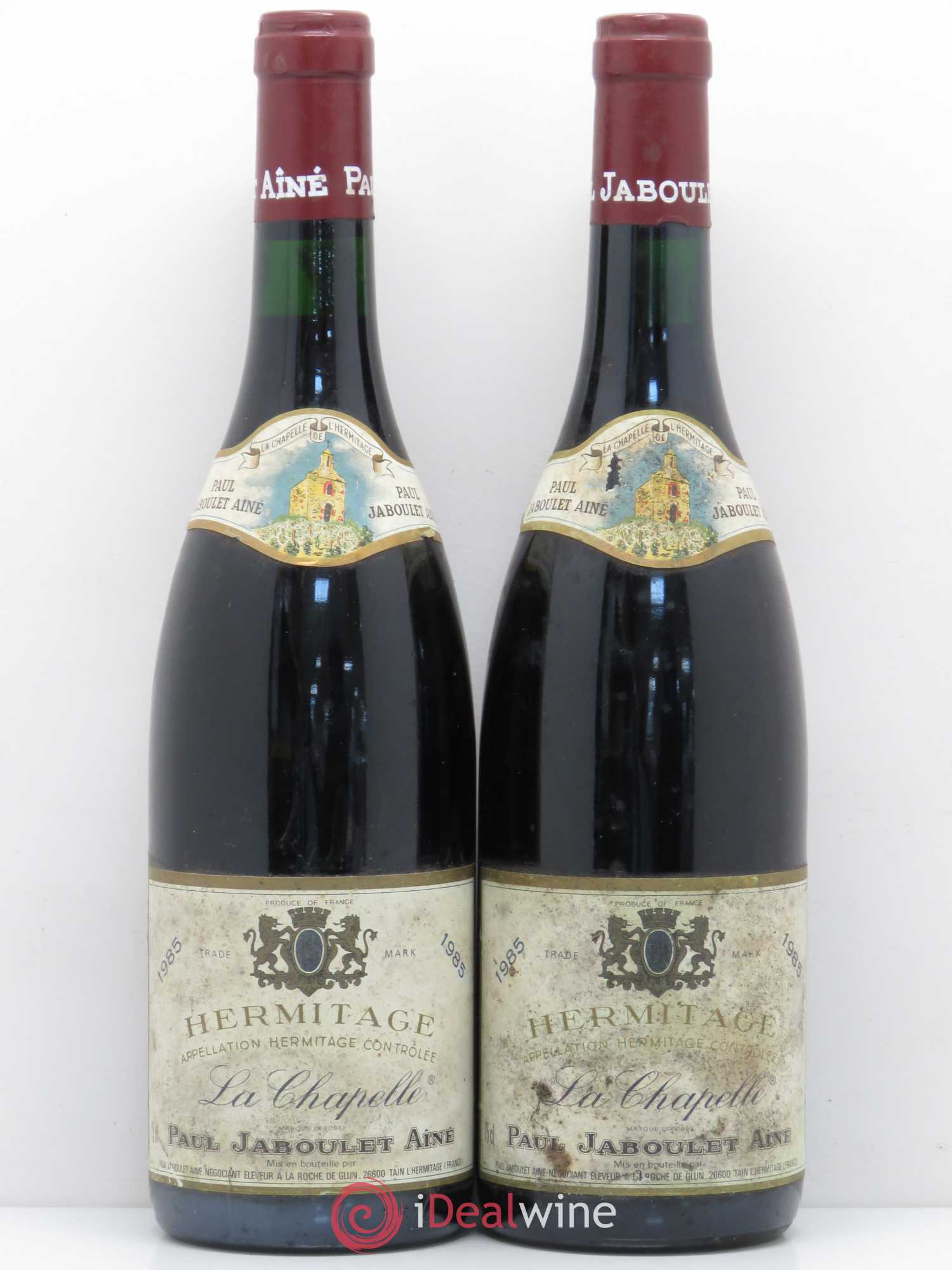 Hermitage La Chapelle Paul Jaboulet Ainé 1985 - Lot de 2 bouteilles - 0