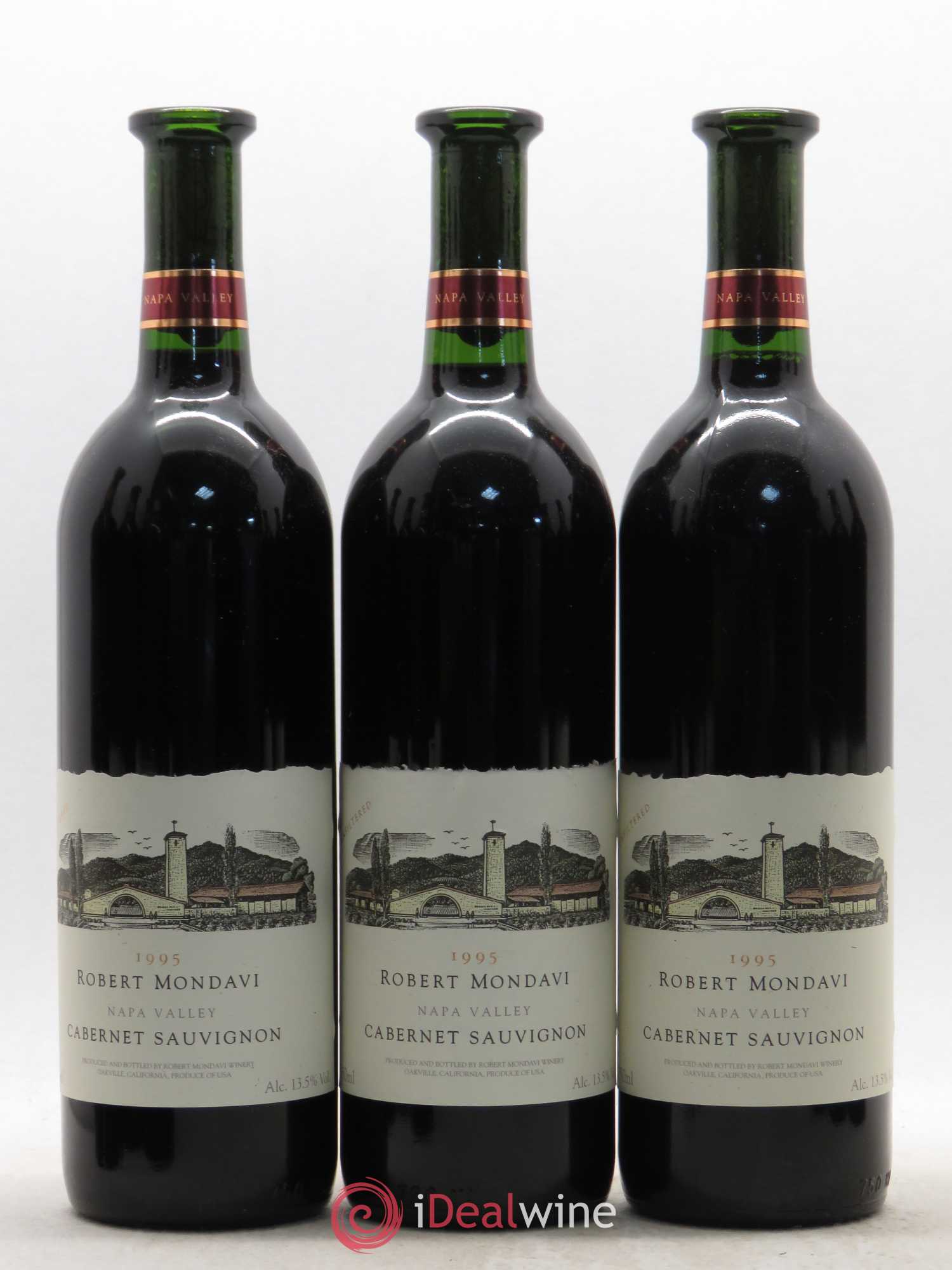 Cabernet Sauvignon Oakville Mondavi Winery 1995 - Lot de 12 bouteilles - 2