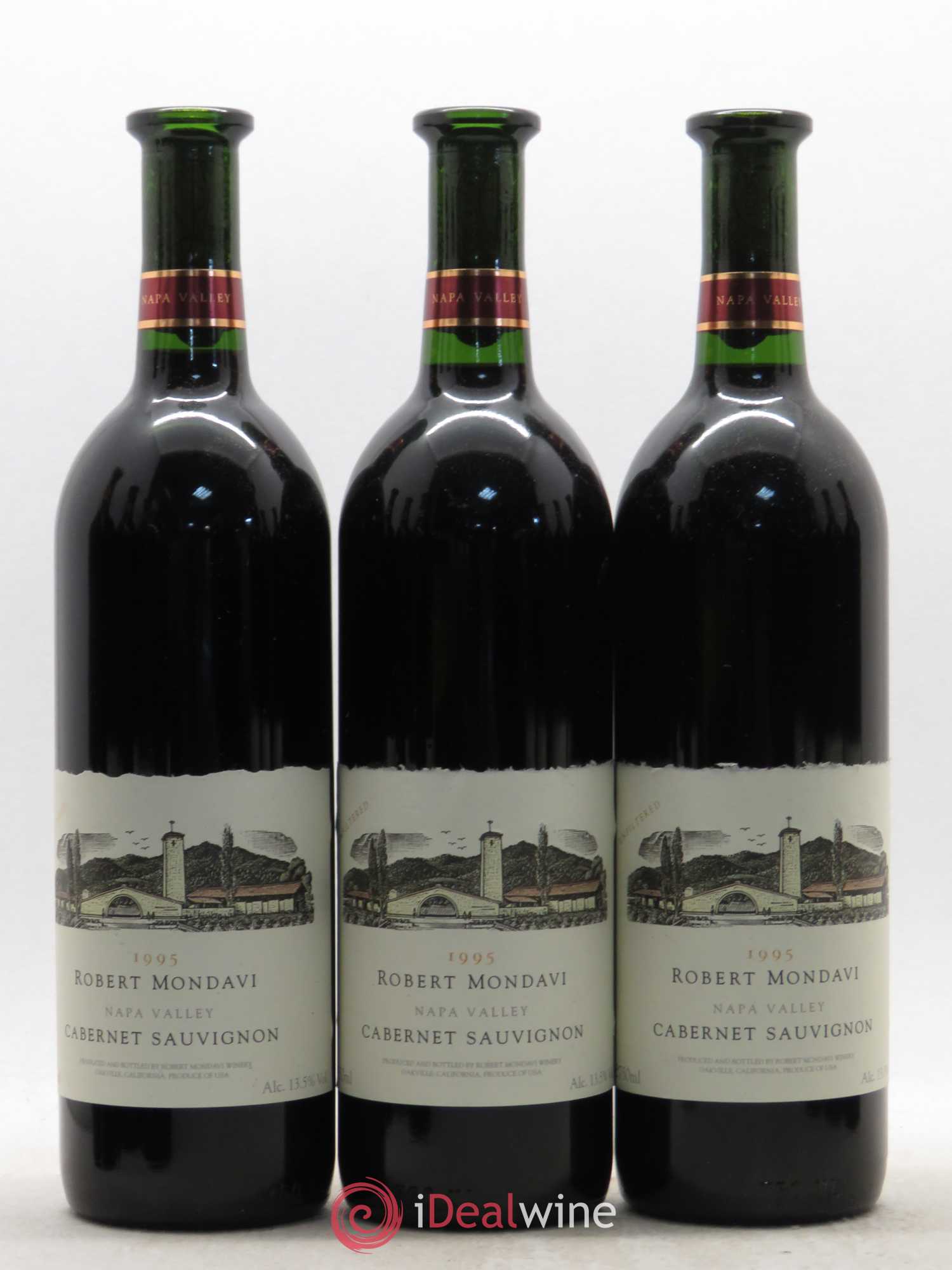 Cabernet Sauvignon Oakville Mondavi Winery 1995 - Lot de 12 bouteilles - 3