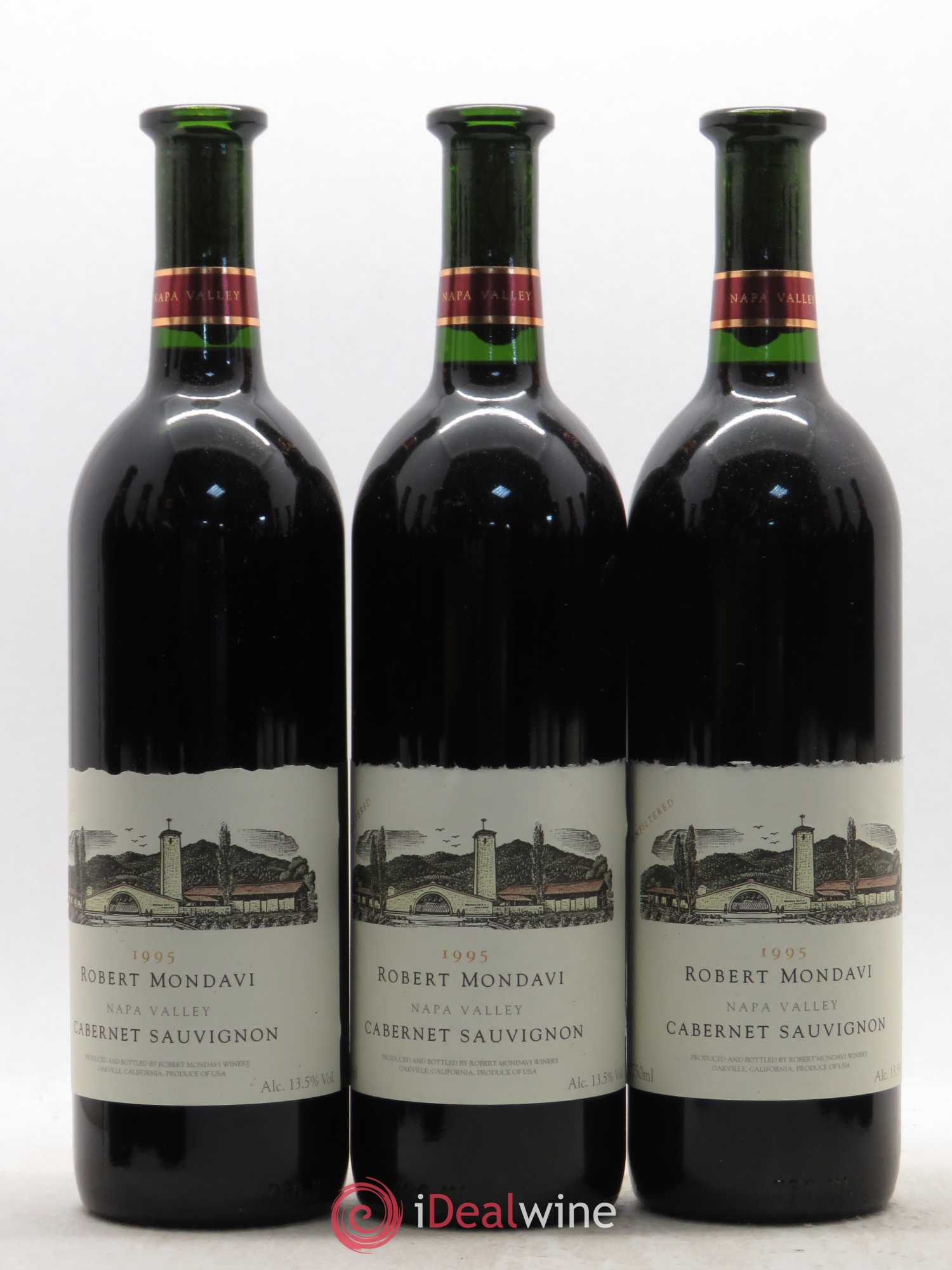 Cabernet Sauvignon Oakville Mondavi Winery 1995 - Lot de 12 bouteilles - 4
