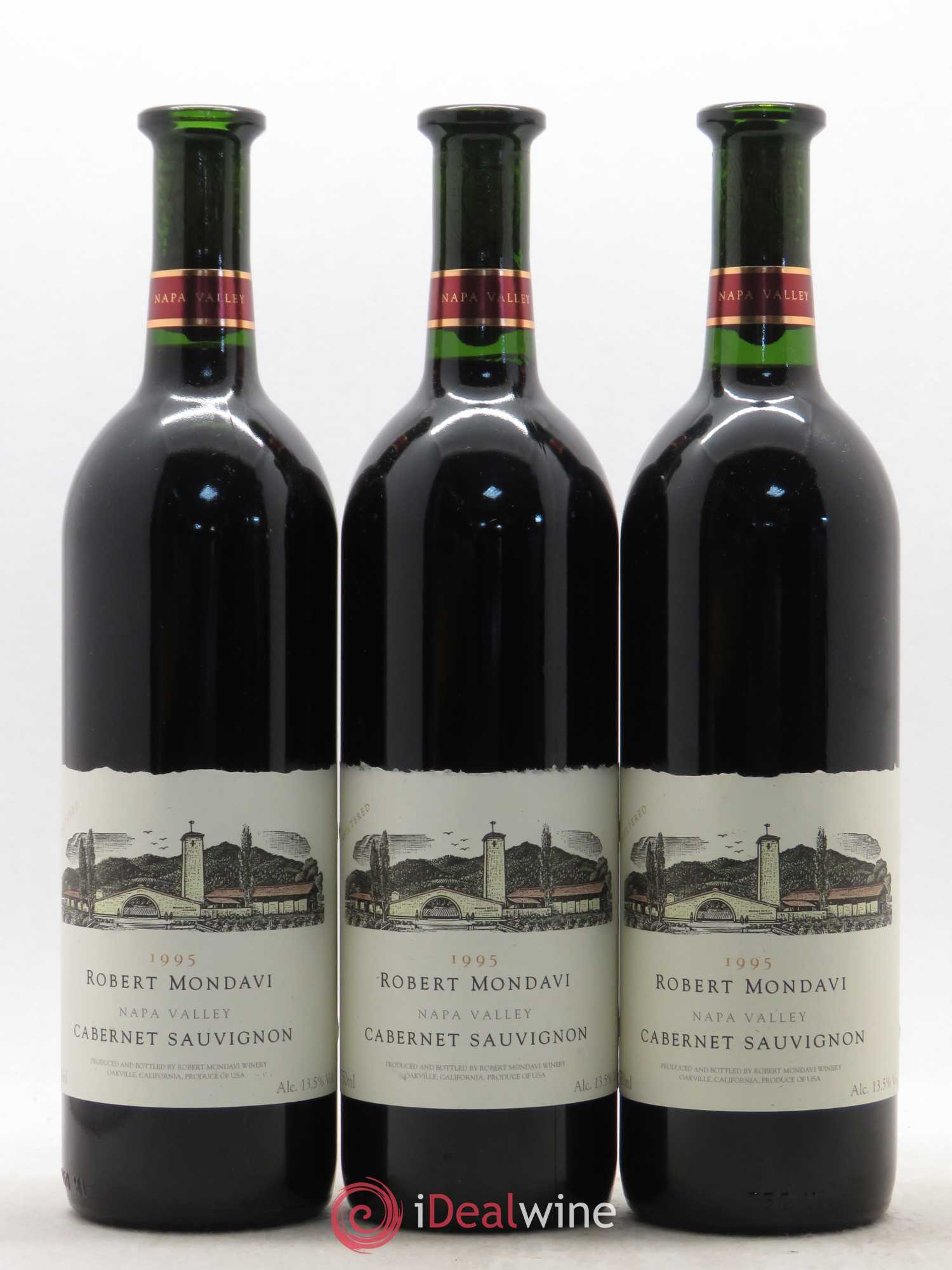 Cabernet Sauvignon Oakville Mondavi Winery 1995 - Lot de 6 bouteilles - 1