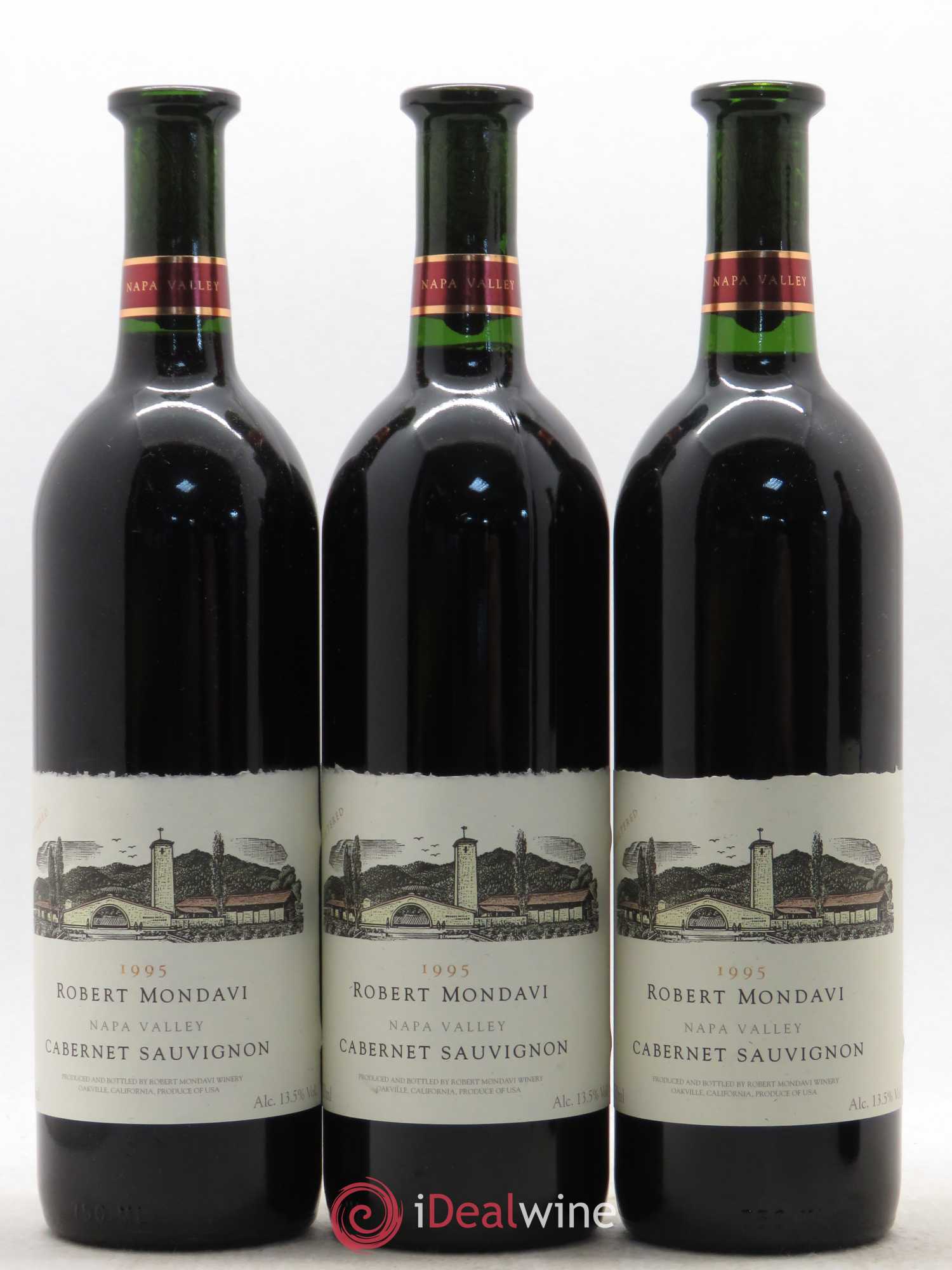 Cabernet Sauvignon Oakville Mondavi Winery 1995 - Lot de 6 bouteilles - 2