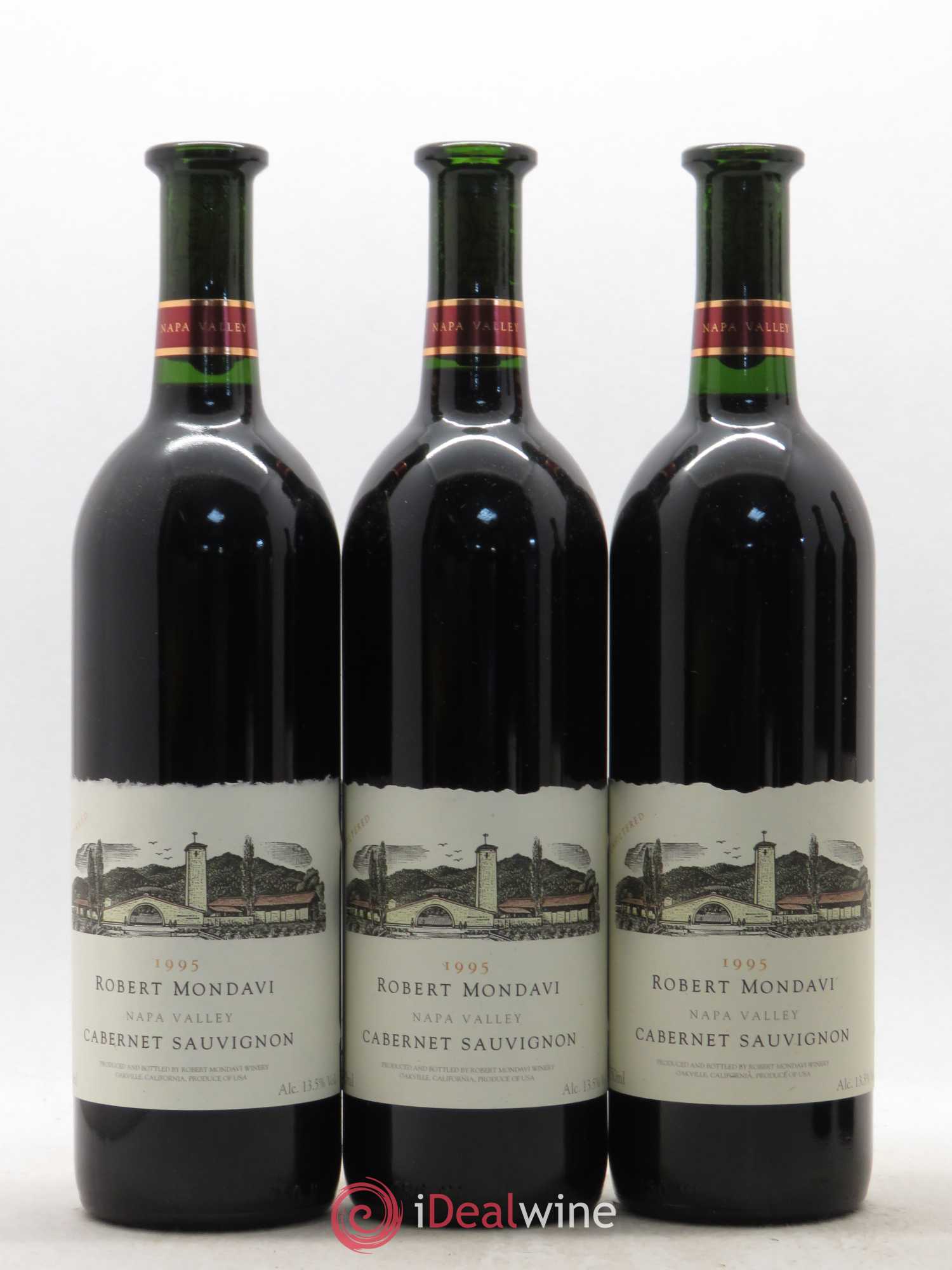 Cabernet Sauvignon Oakville Mondavi Winery 1995 - Lot de 6 bouteilles - 2