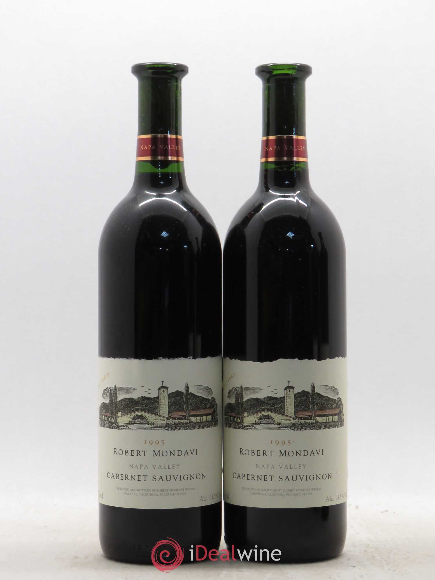 Cabernet Sauvignon Oakville Mondavi Winery 1995 - Lot de 2 bouteilles - 0
