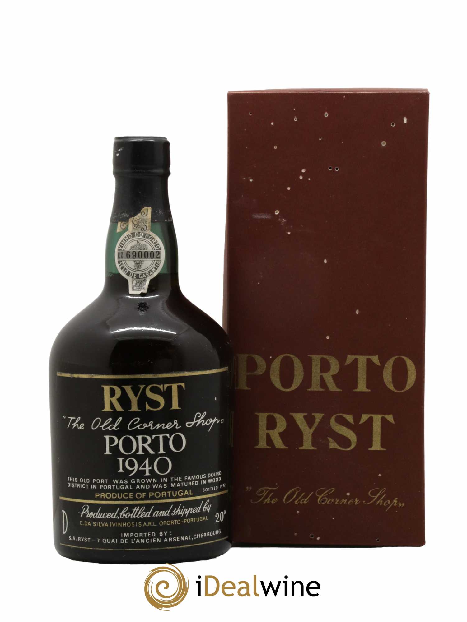 Porto Ryst The Old Corner Shop Porto 1940 Produit par C. Da Silva 1940 - Lot de 1 bouteille - 0